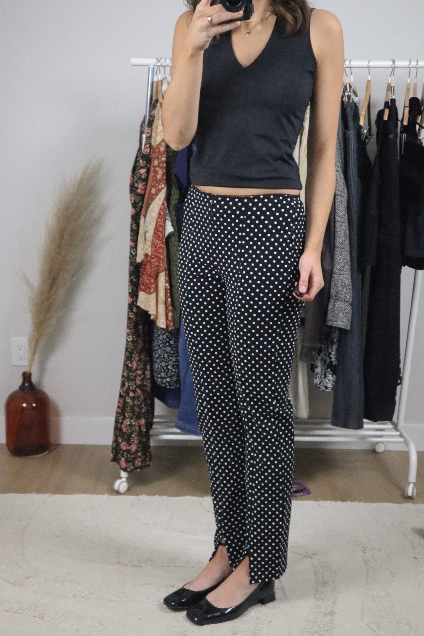 Made in Canada x Vintage x Polkadot Cigarette Pants (2)