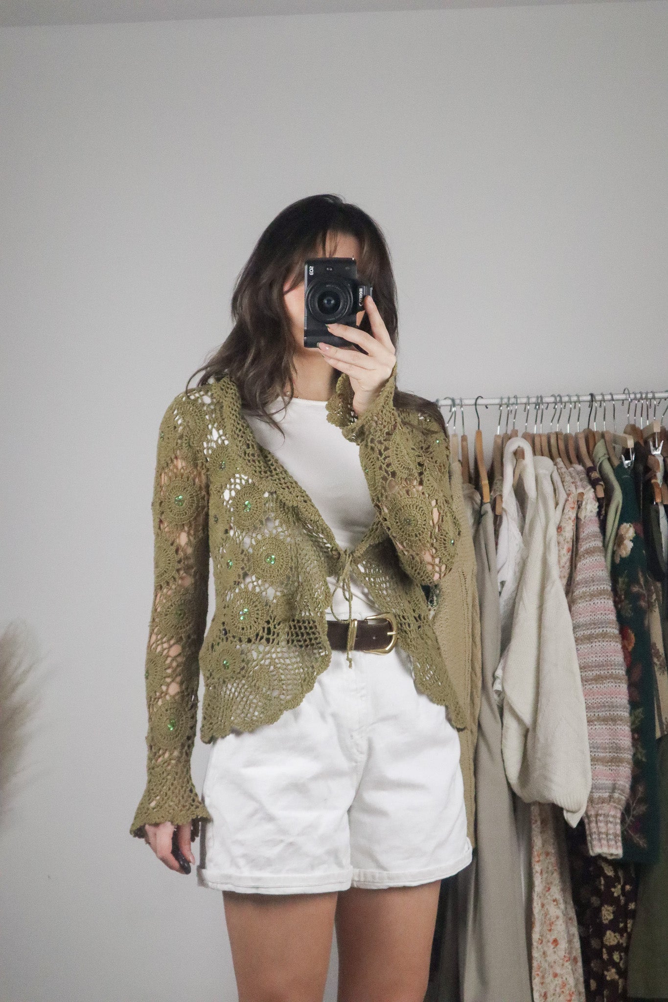 Vintage x Sequence Crochet Cardi (XS/S)