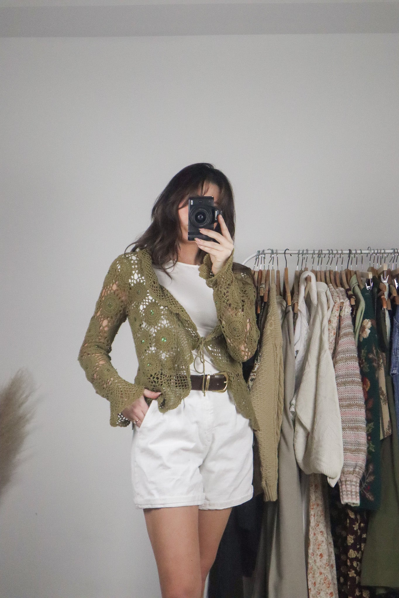 Vintage x Sequence Crochet Cardi (XS/S)