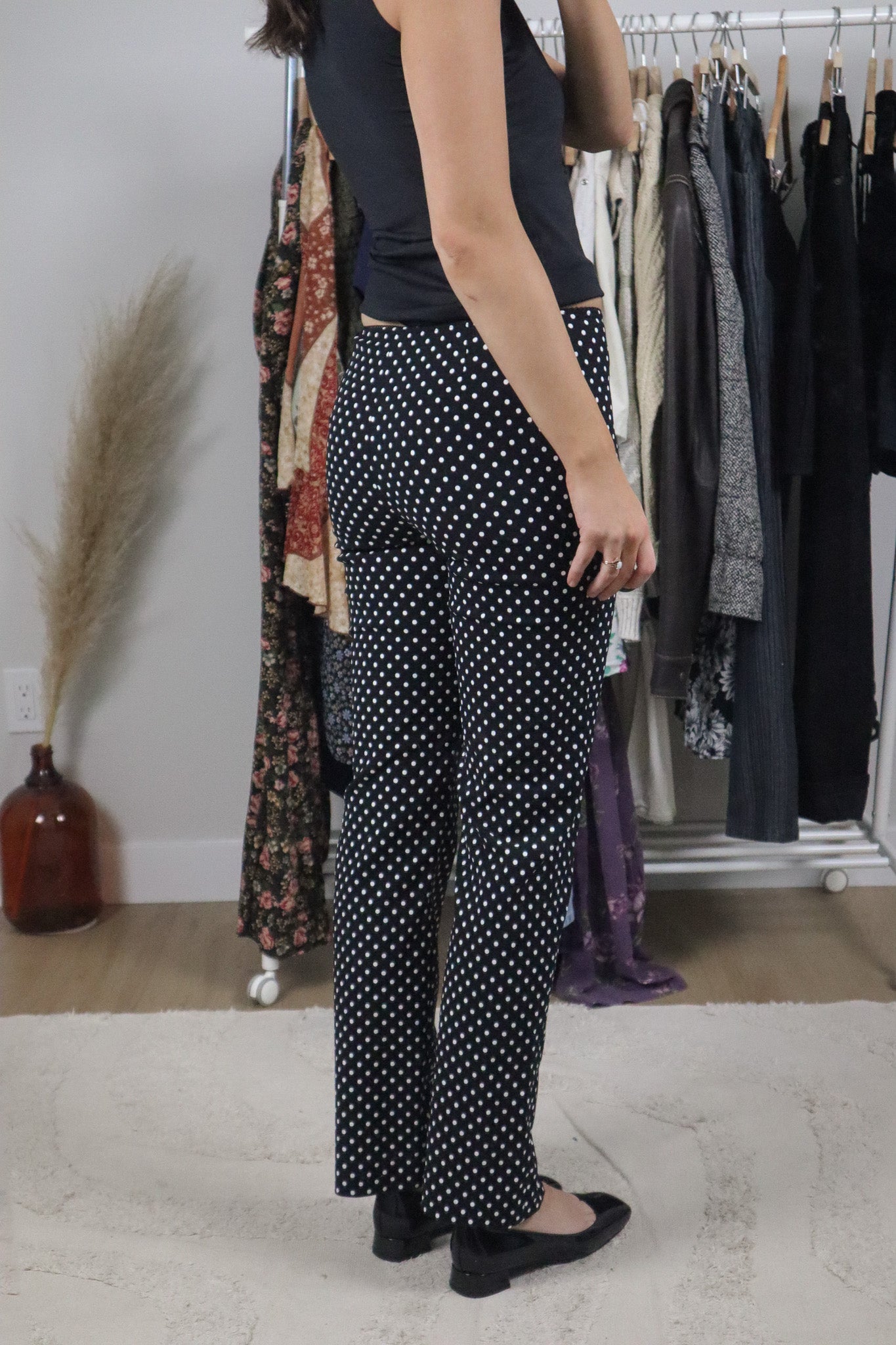 Made in Canada x Vintage x Polkadot Cigarette Pants (2)