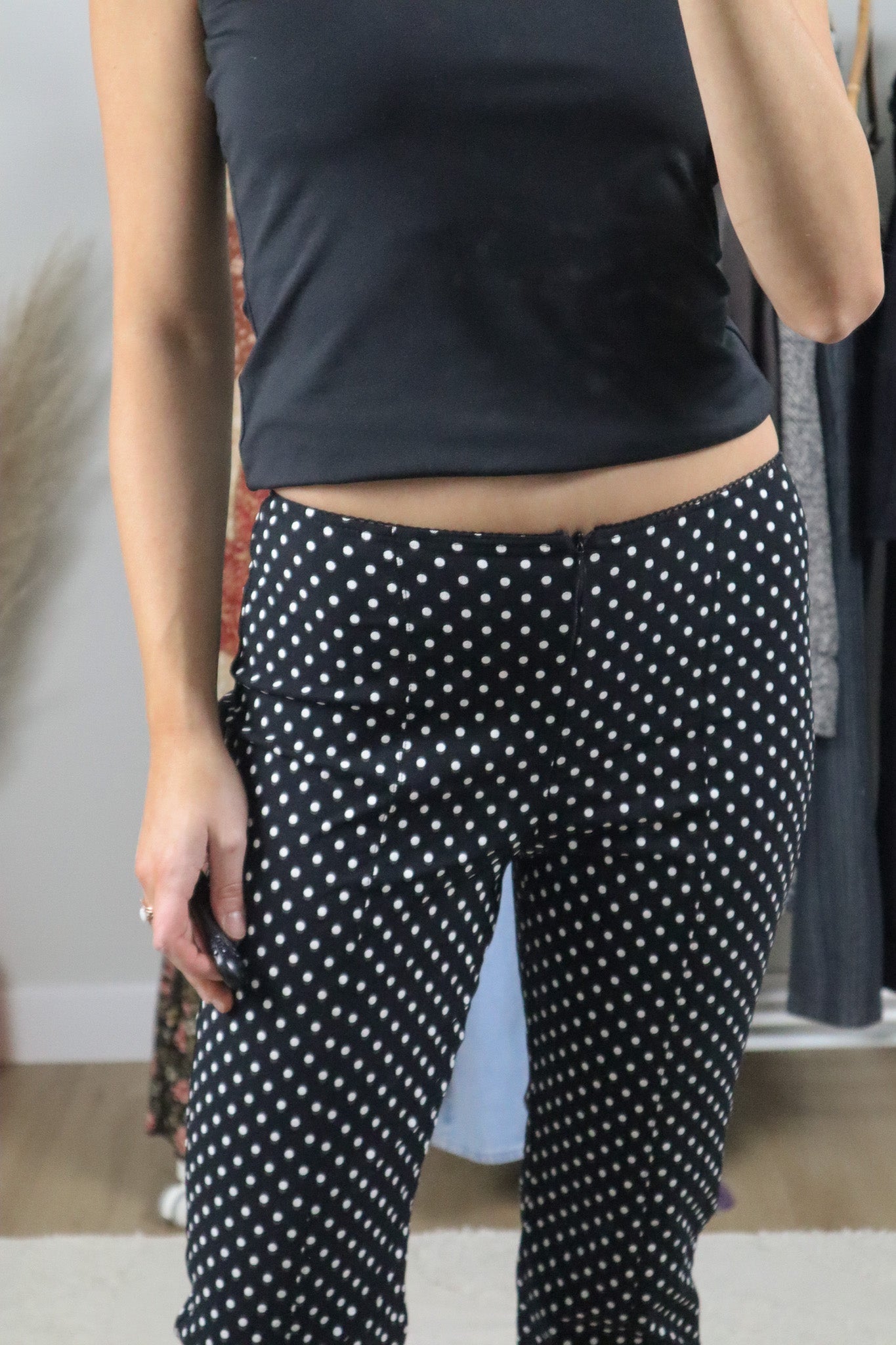 Made in Canada x Vintage x Polkadot Cigarette Pants (2)