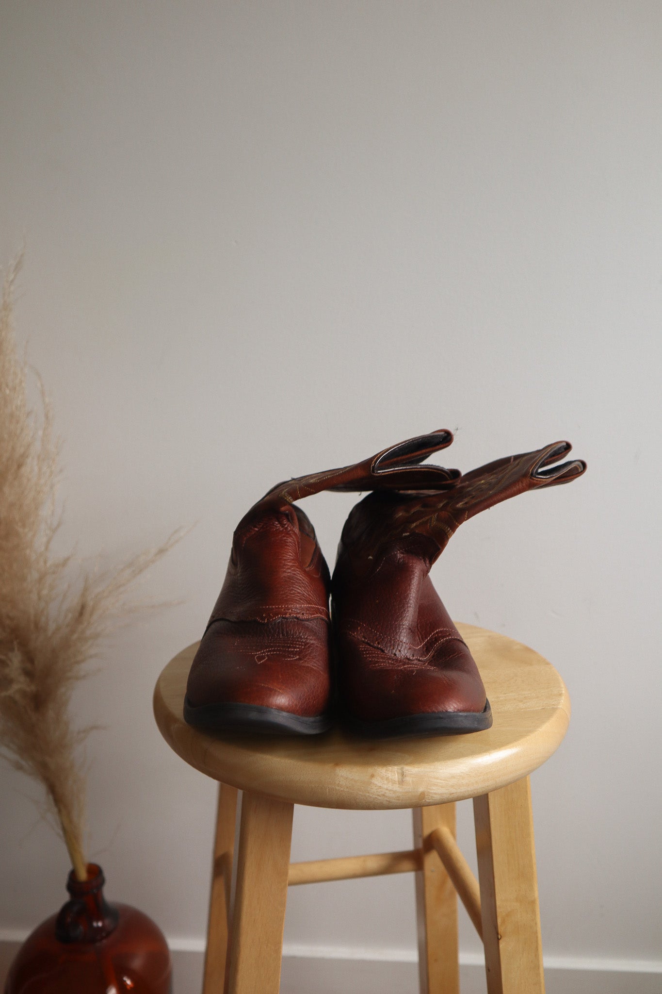 Leather x Cowgirl Boots (10.5)