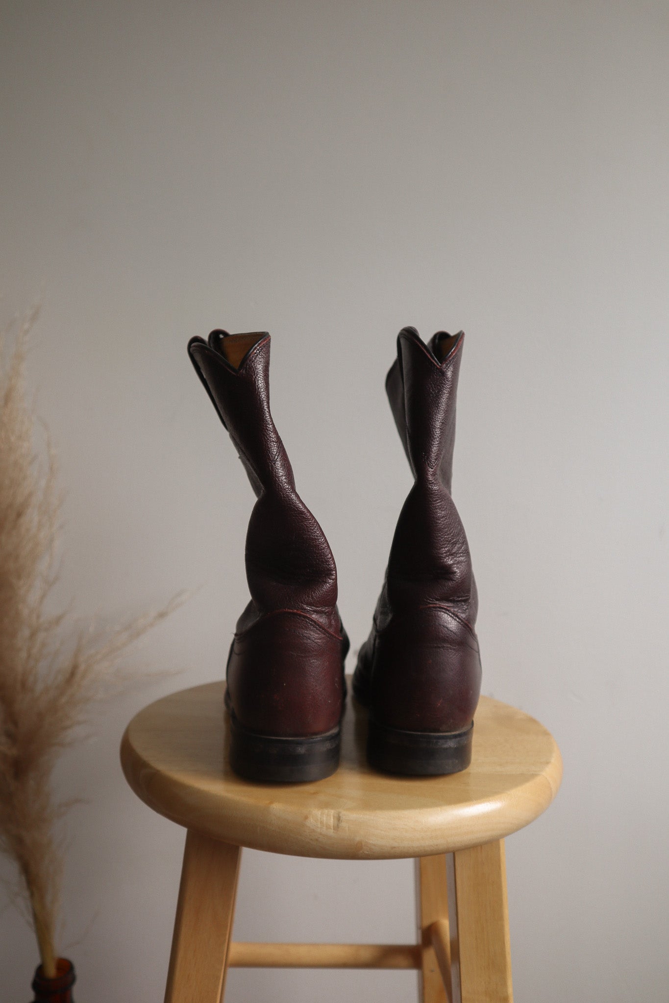 Vintage x Leather Cowgirl Boots (8)