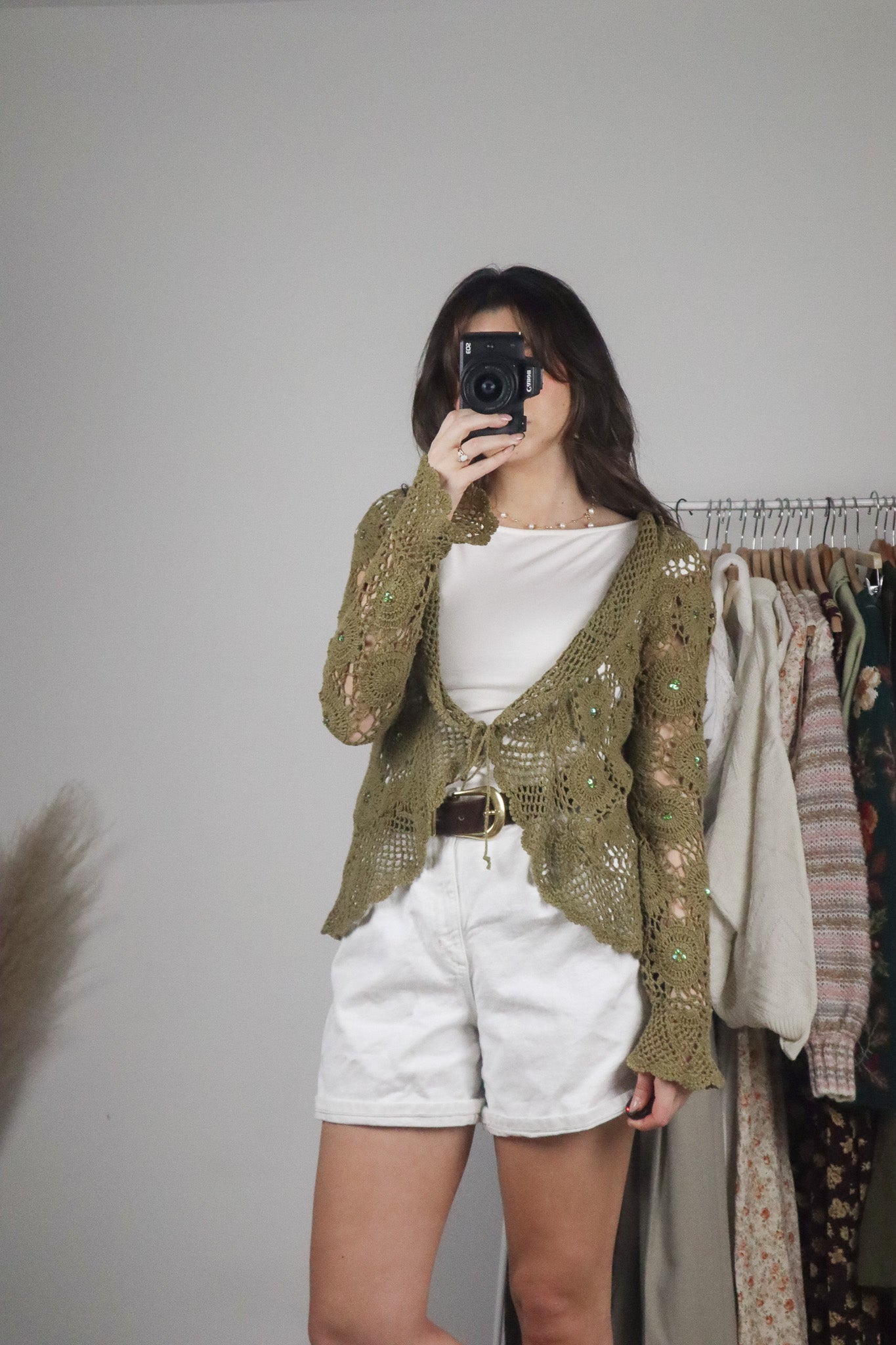 Vintage x Sequence Crochet Cardi (XS/S)