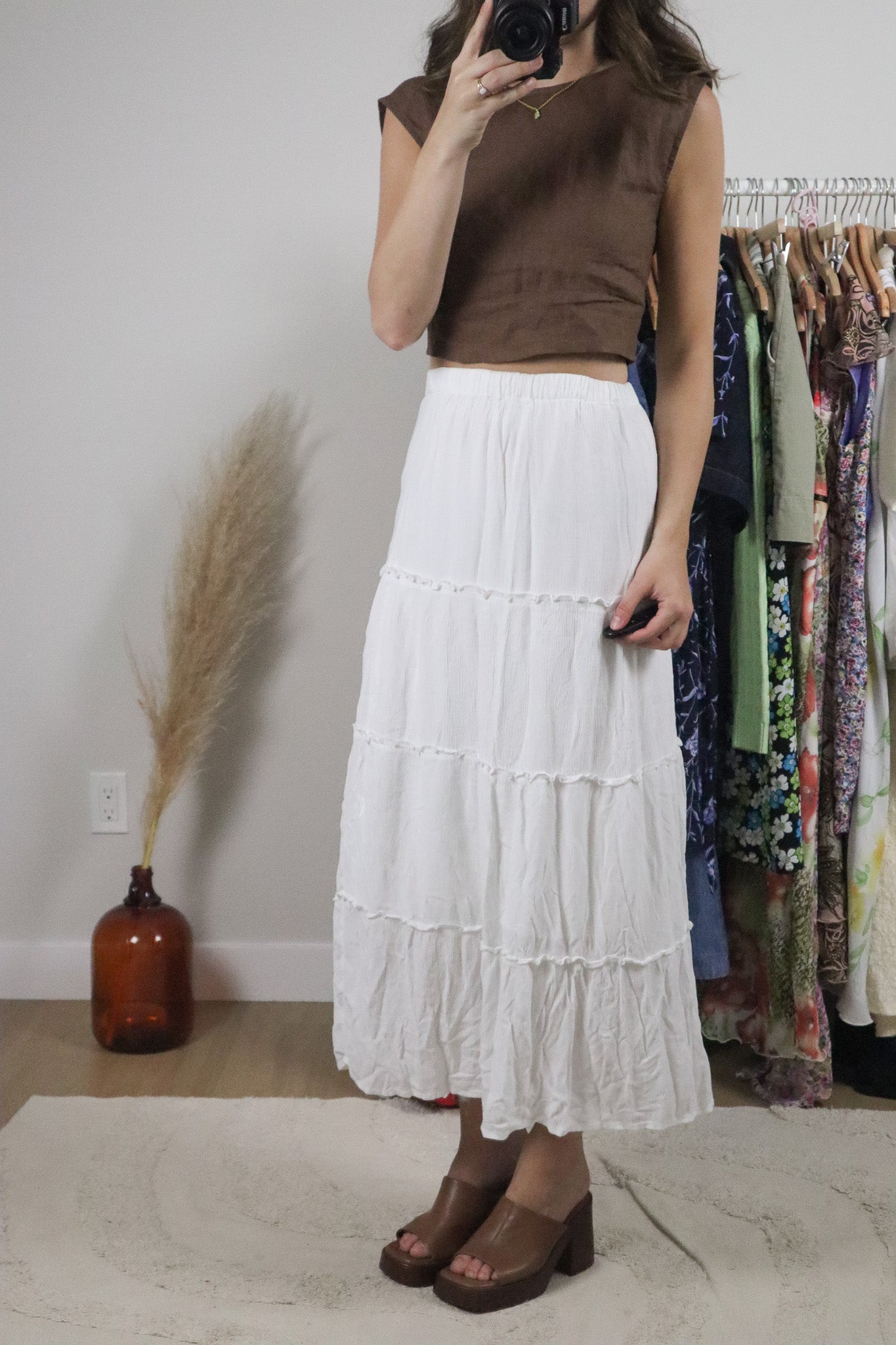 Modern x Tiered Maxi Skirt (S)