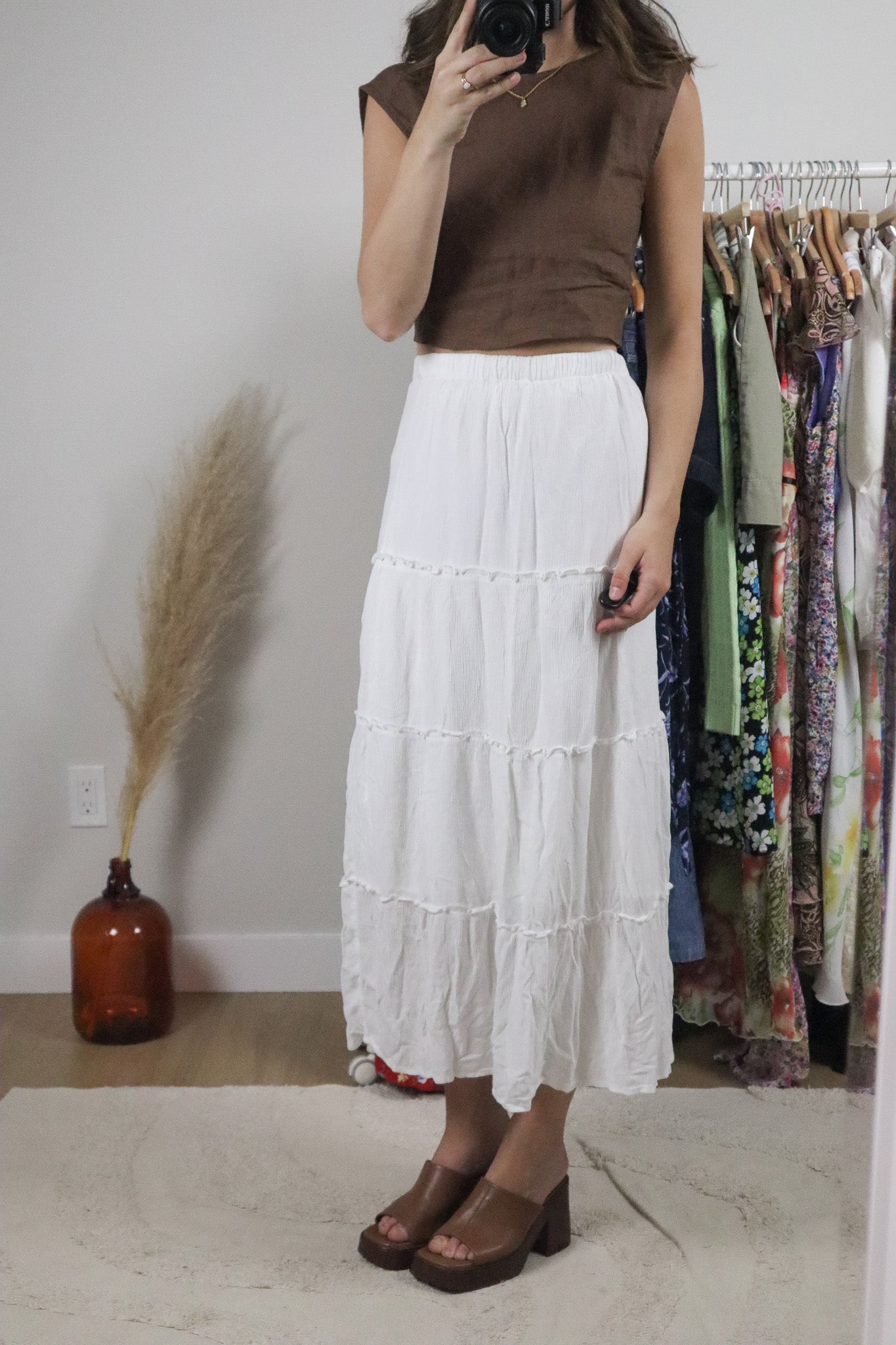 Modern x Tiered Maxi Skirt (S)
