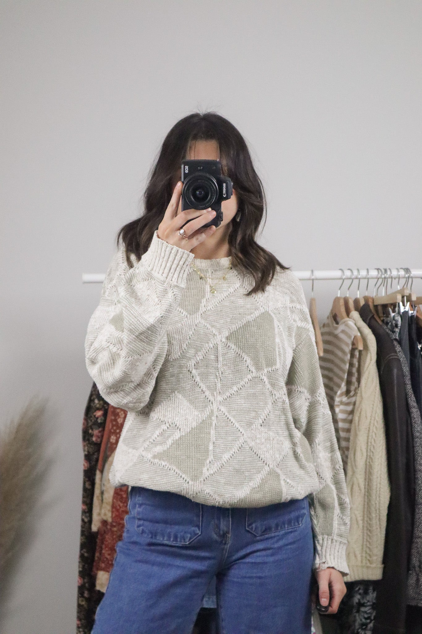 Made in Canada x Vintage x Textured Knit (M)