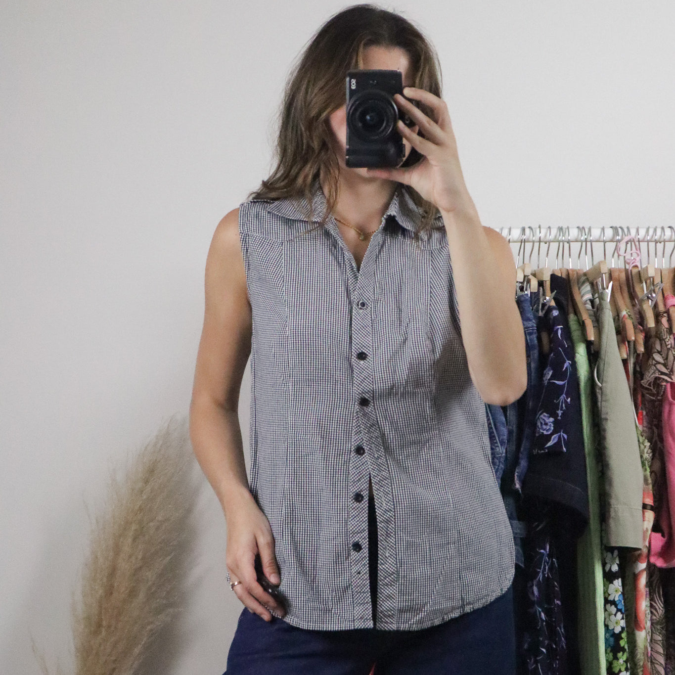 Vintage x Cotton Gingham Tank (4/6)