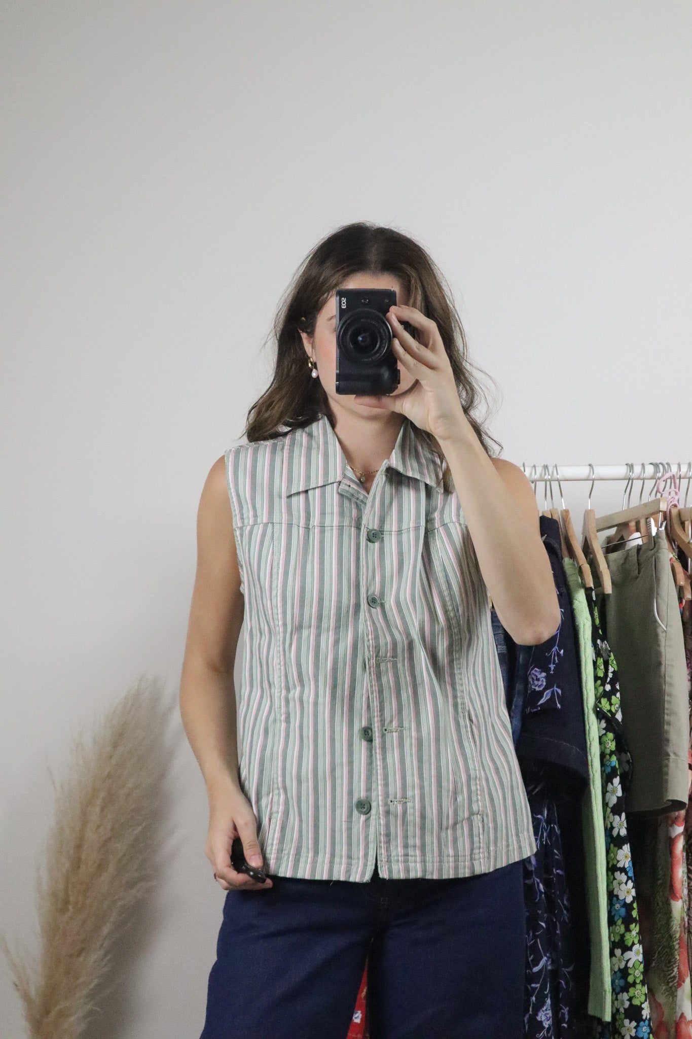 Vintage x Striped Vest (M)