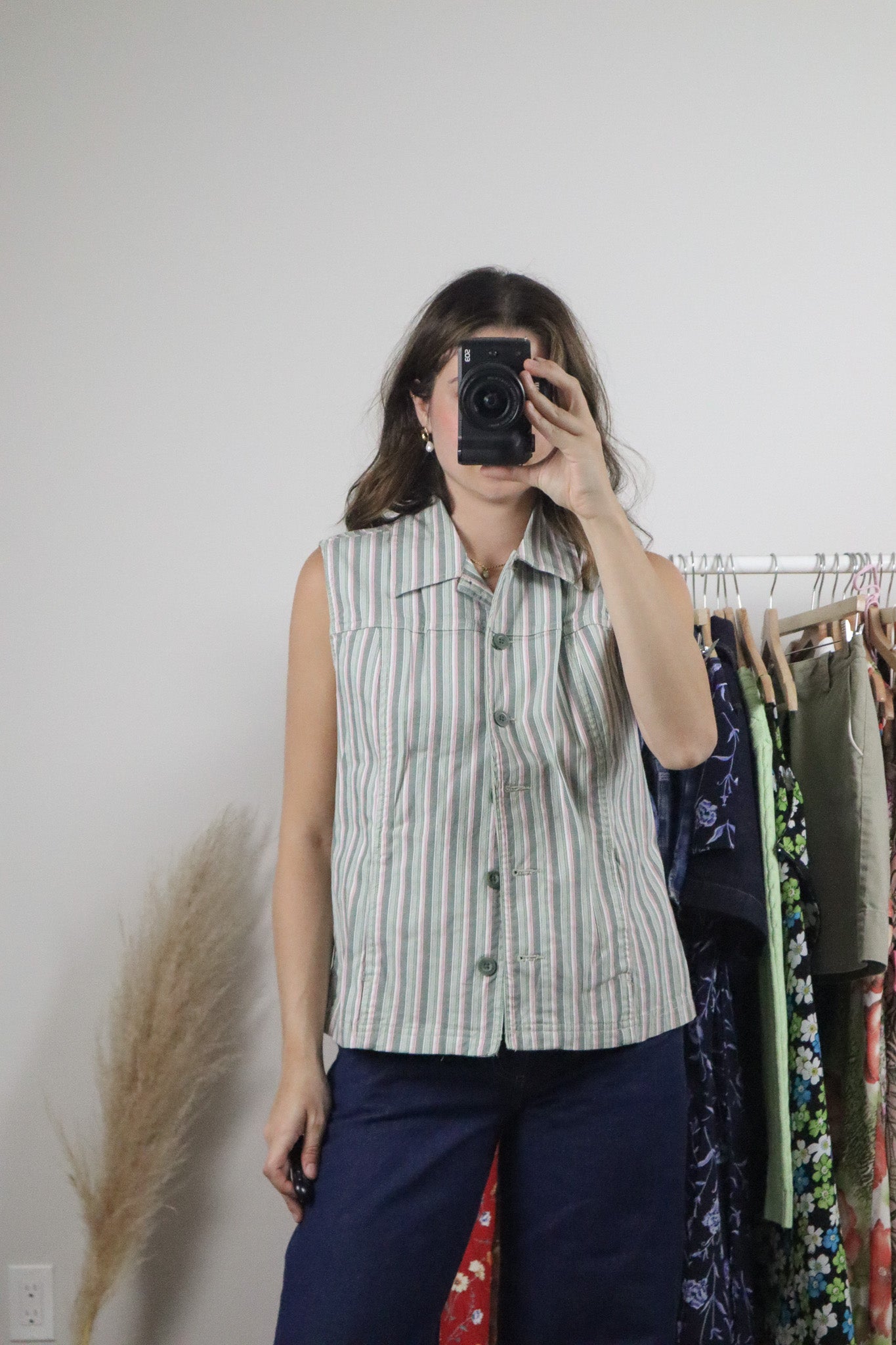 Vintage x Striped Vest (M)