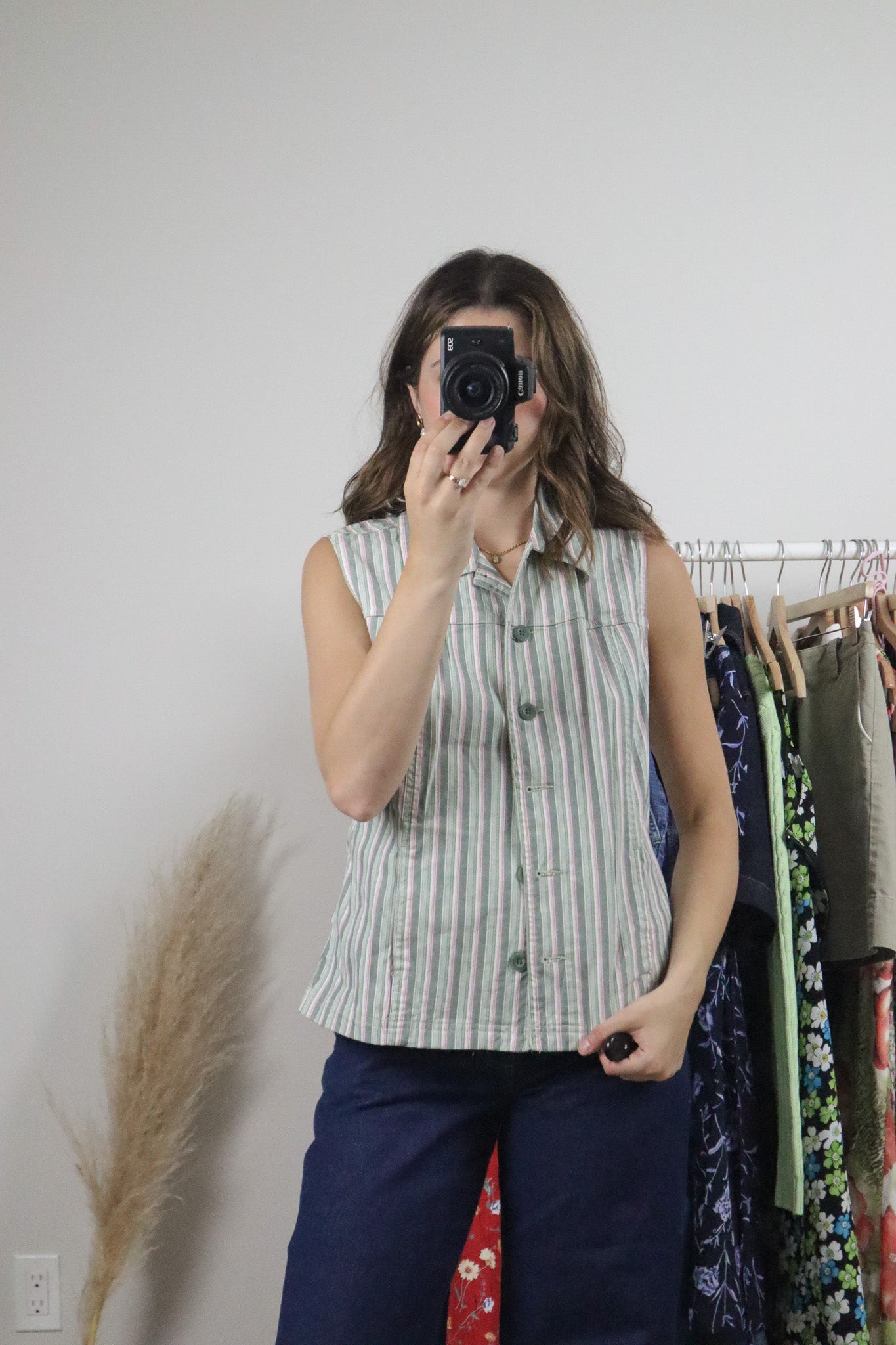 Vintage x Striped Vest (M)