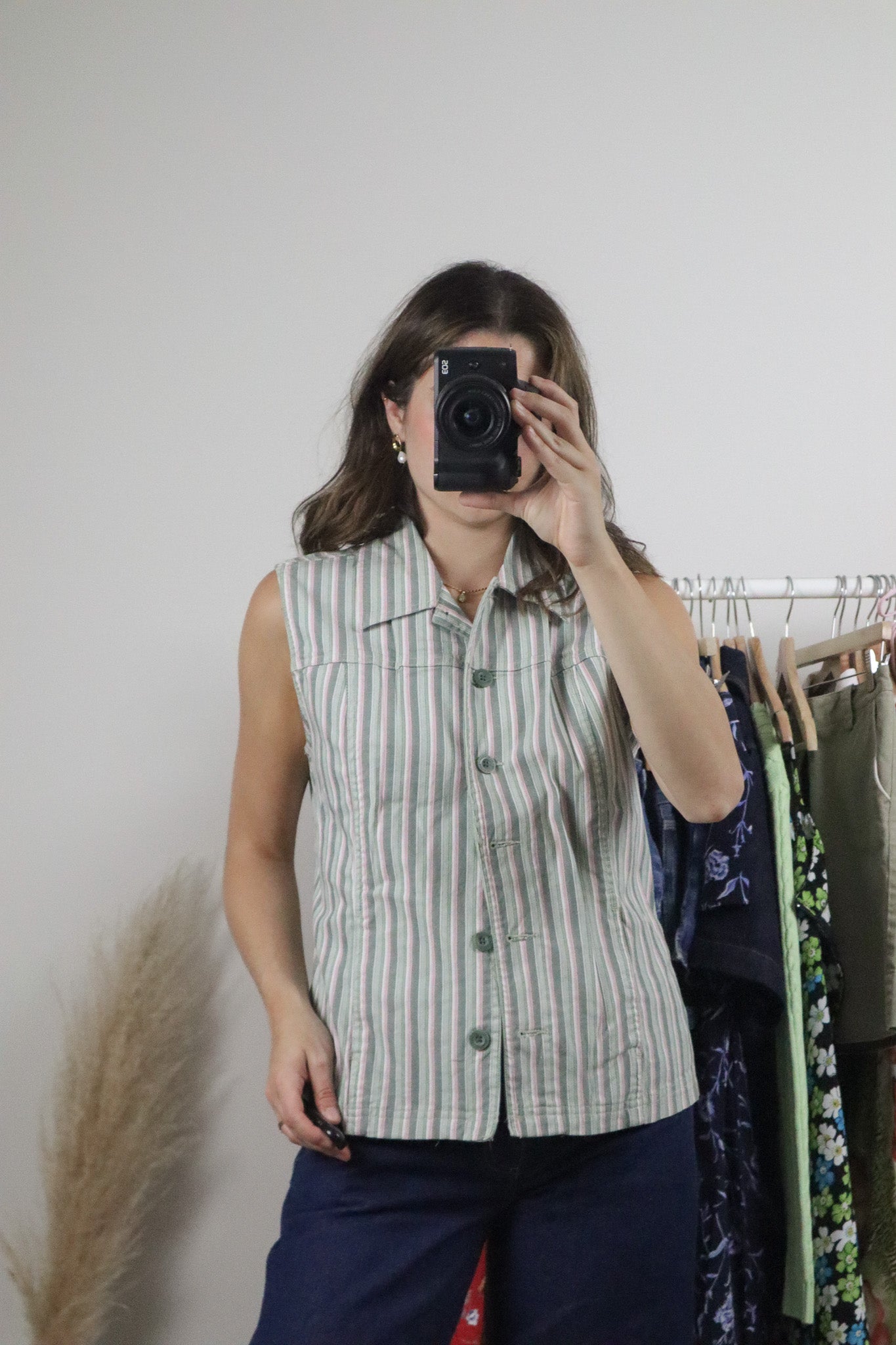 Vintage x Striped Vest (M)