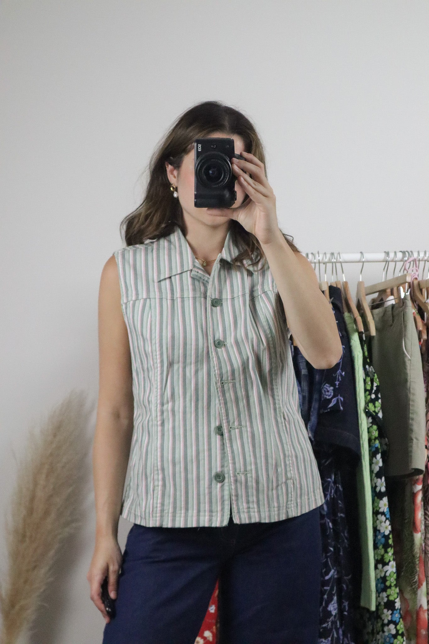 Vintage x Striped Vest (M)