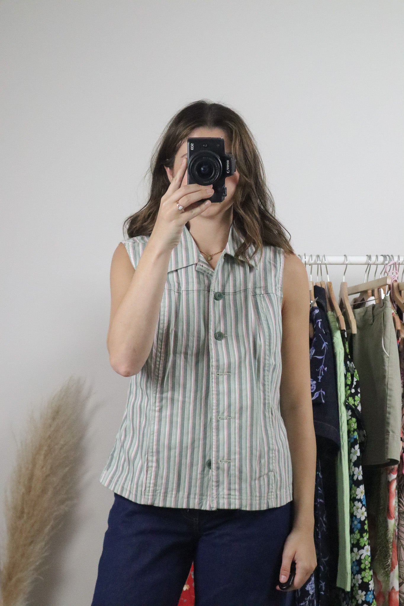 Vintage x Striped Vest (M)