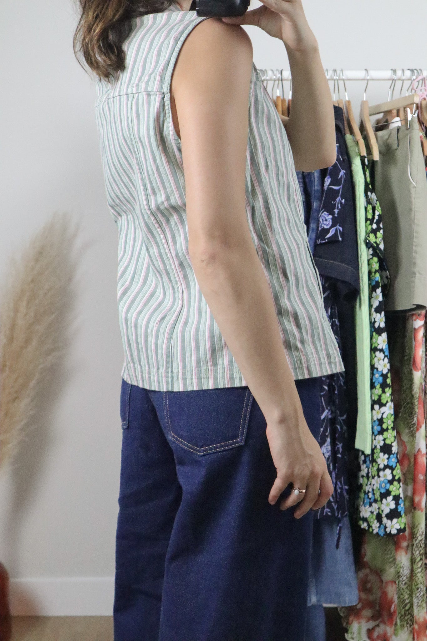 Vintage x Striped Vest (M)