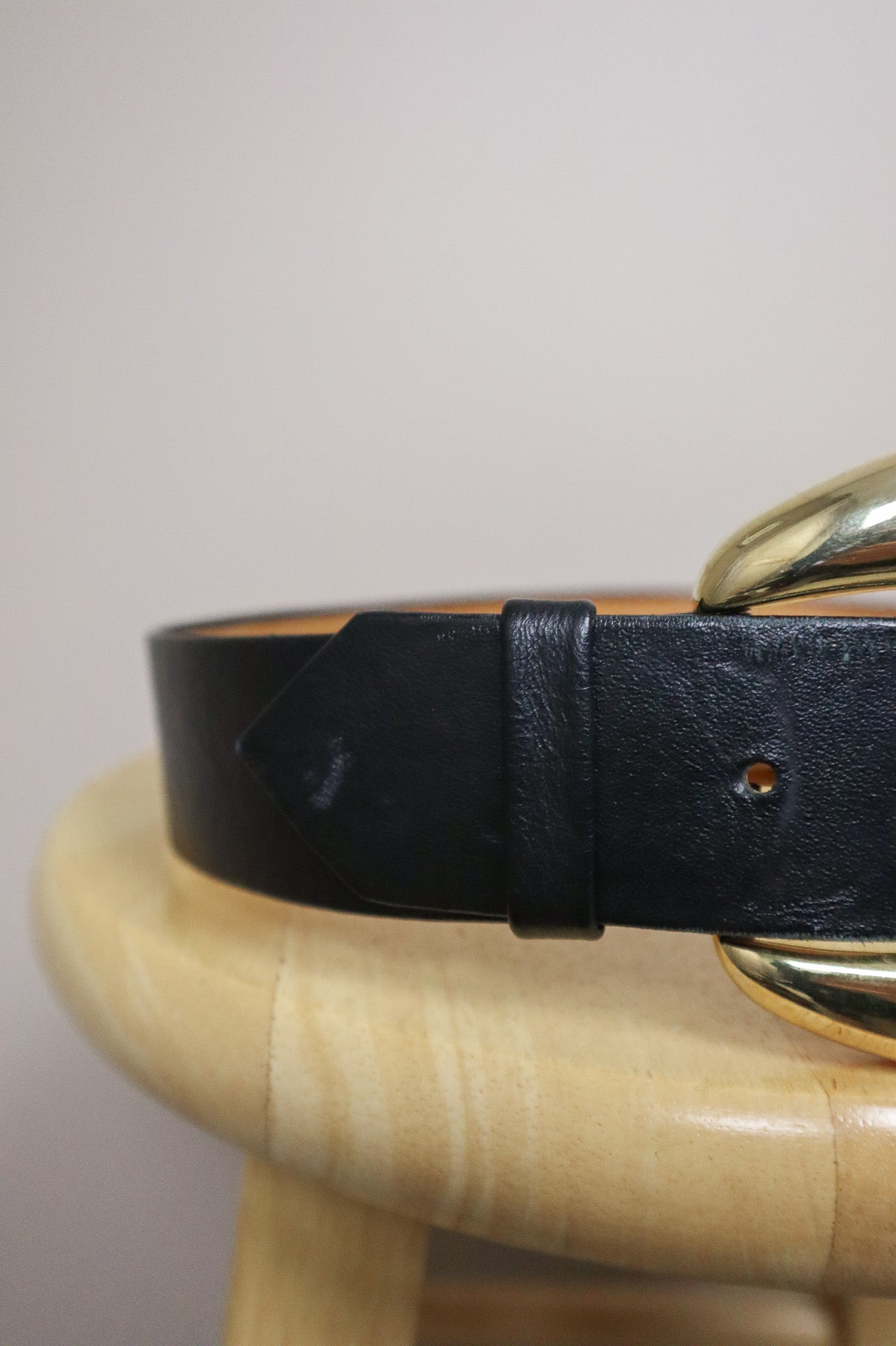 Vintage x Leather Belt (S)