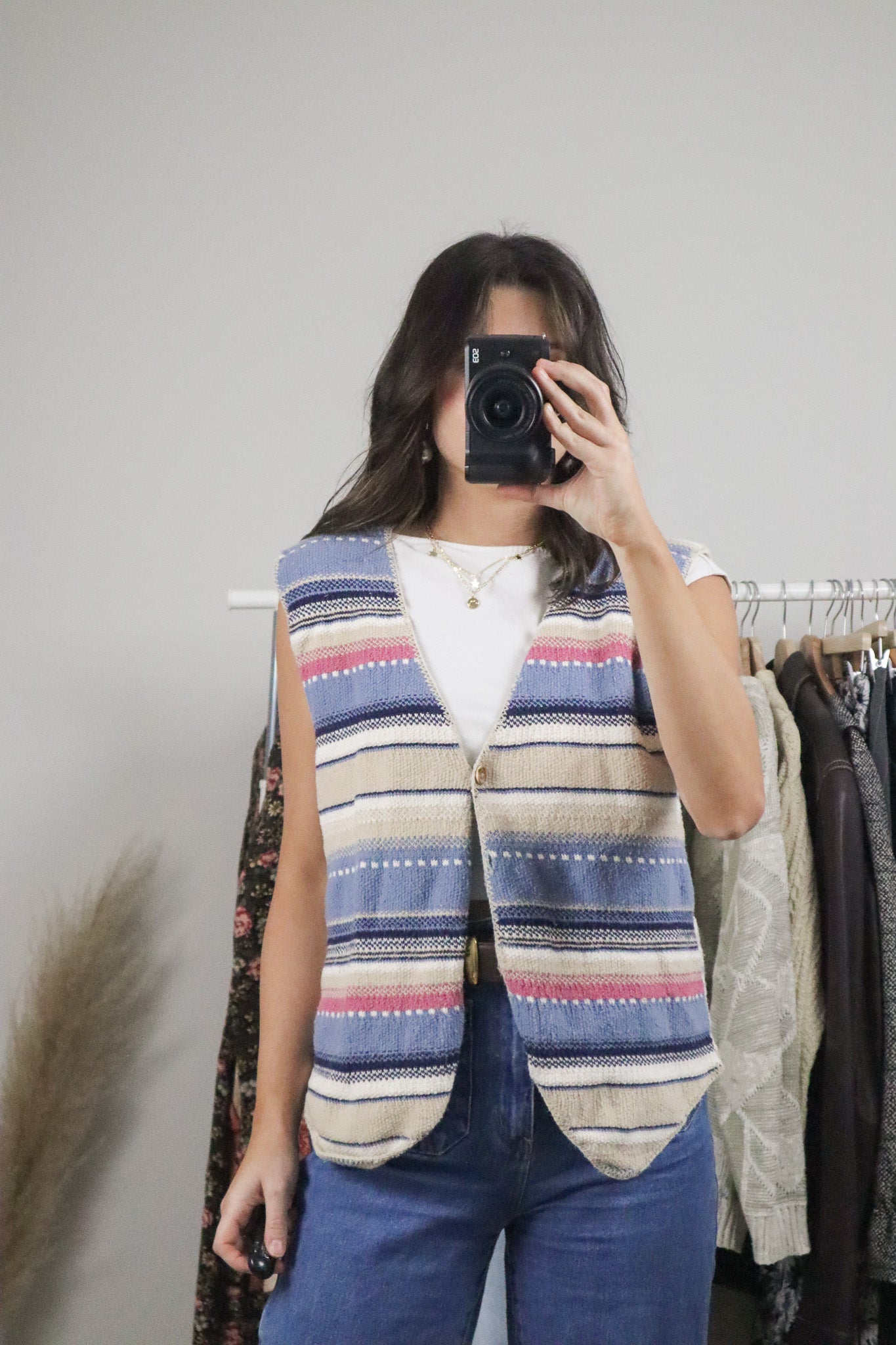 Made in USA x Vintage x Cotton Vest (L)