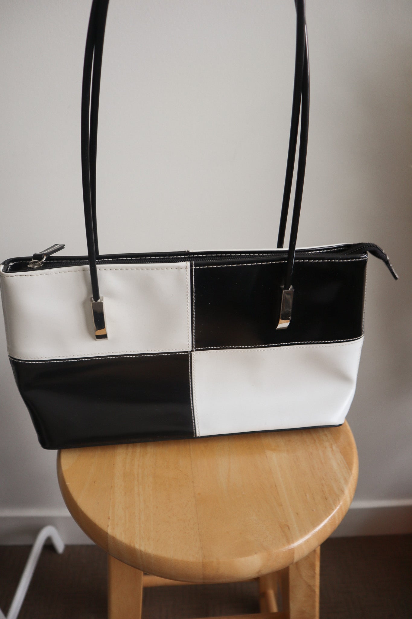 Vintage x Checkered Purse
