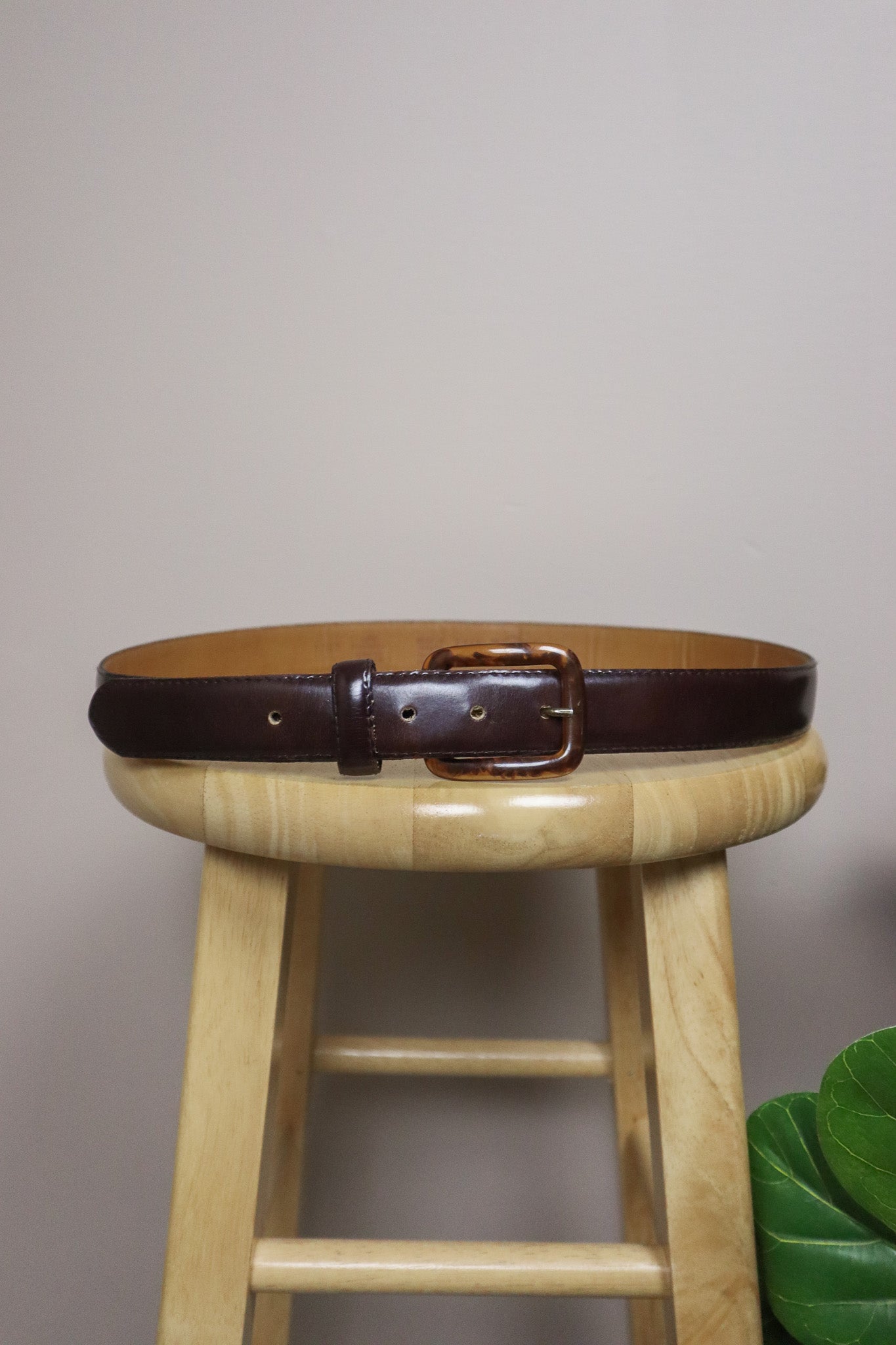 Made in Canada x Vintage x Leather Belt (M/L)