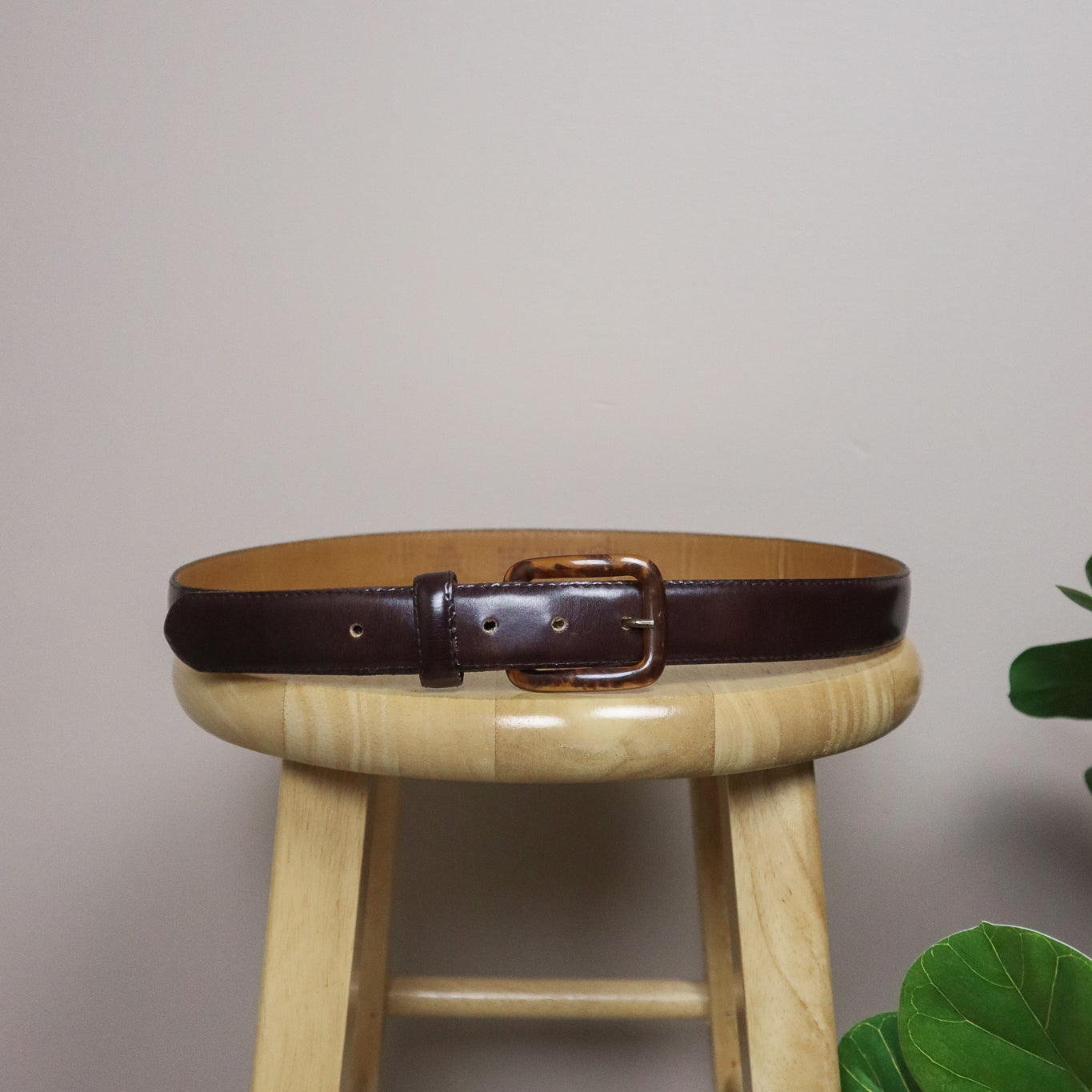 Made in Canada x Vintage x Leather Belt (M/L)