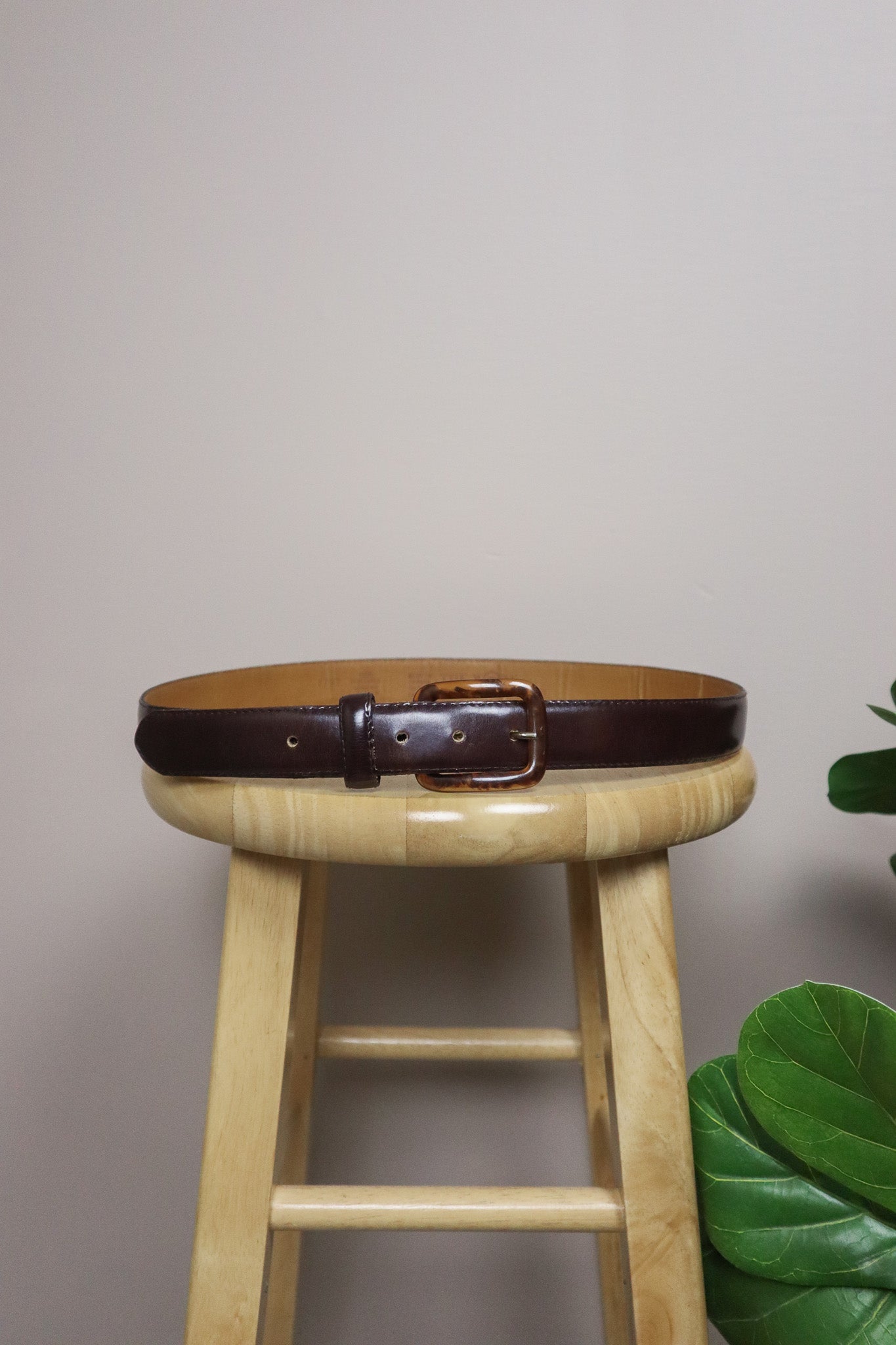 Made in Canada x Vintage x Leather Belt (M/L)