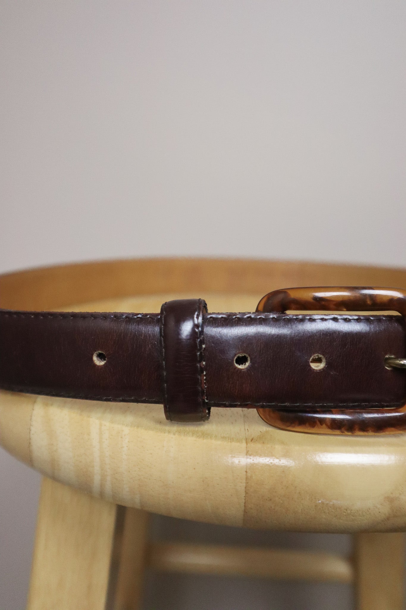 Made in Canada x Vintage x Leather Belt (M/L)