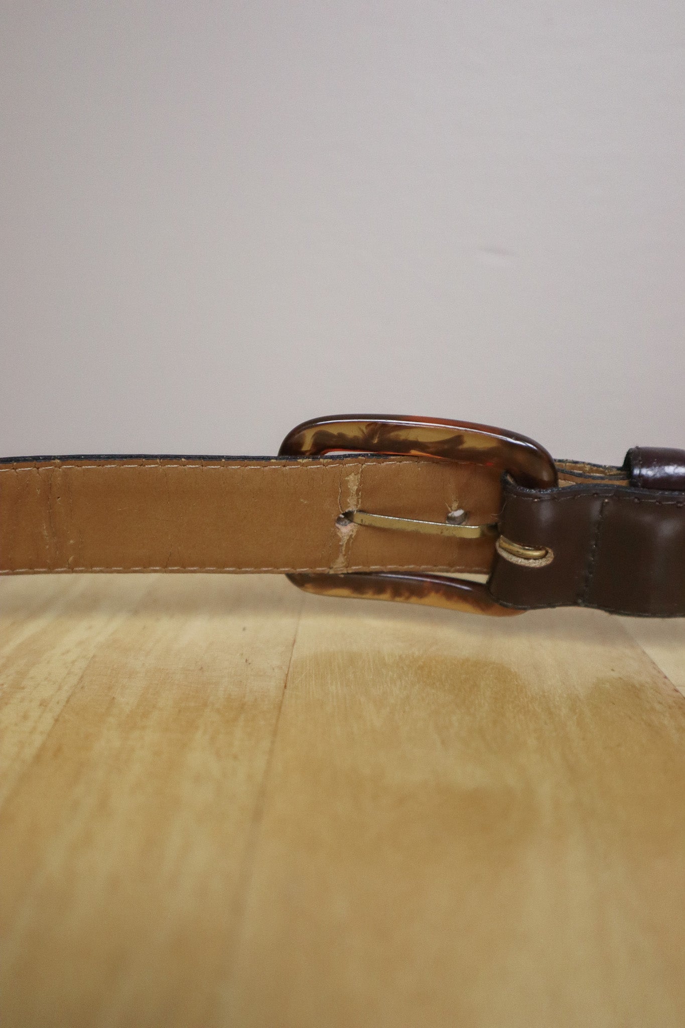 Made in Canada x Vintage x Leather Belt (M/L)
