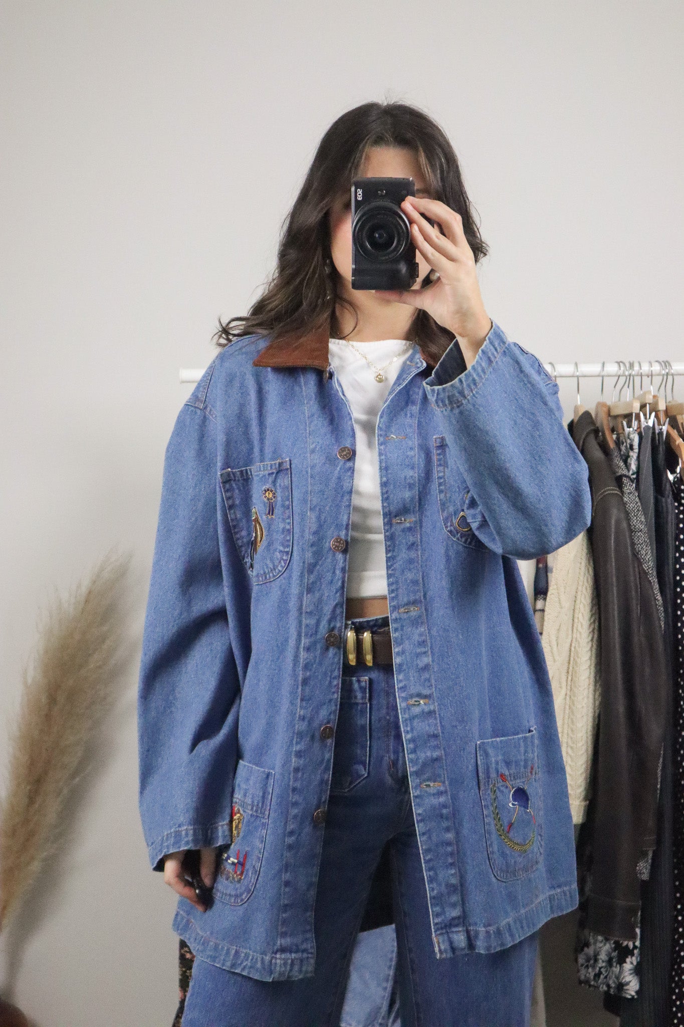 Vintage x Equestrian Embroidered Barn Coat (M/L)