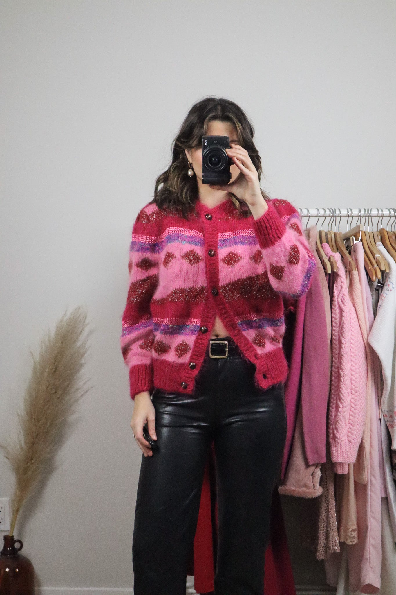 Vintage x Mohair Blend Cardigan (M)