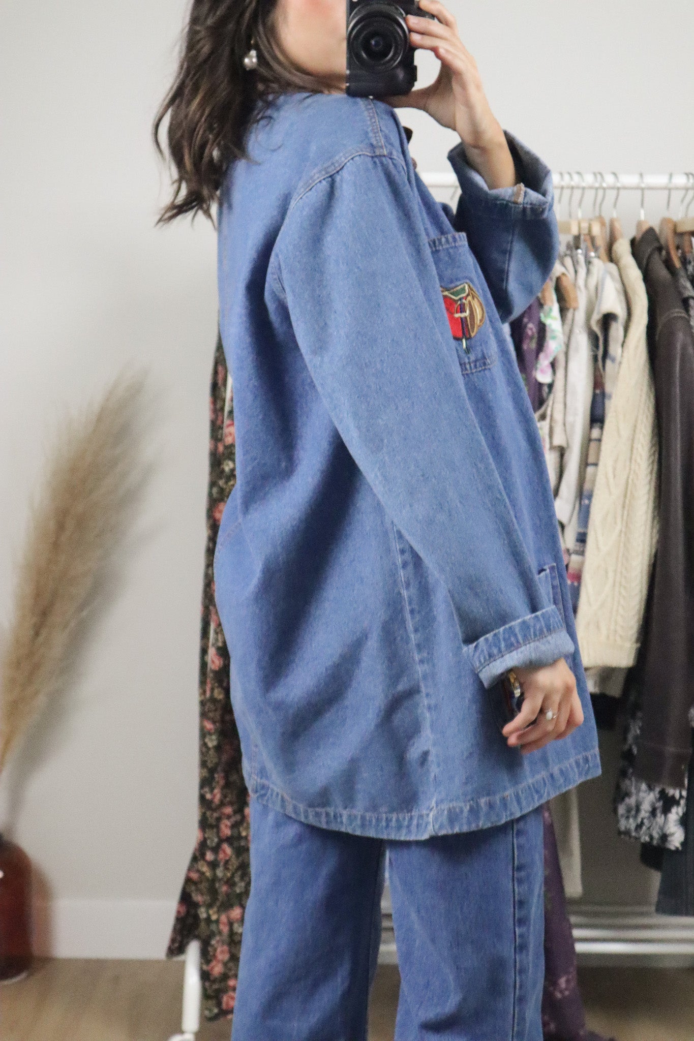 Vintage x Equestrian Embroidered Barn Coat (M/L)