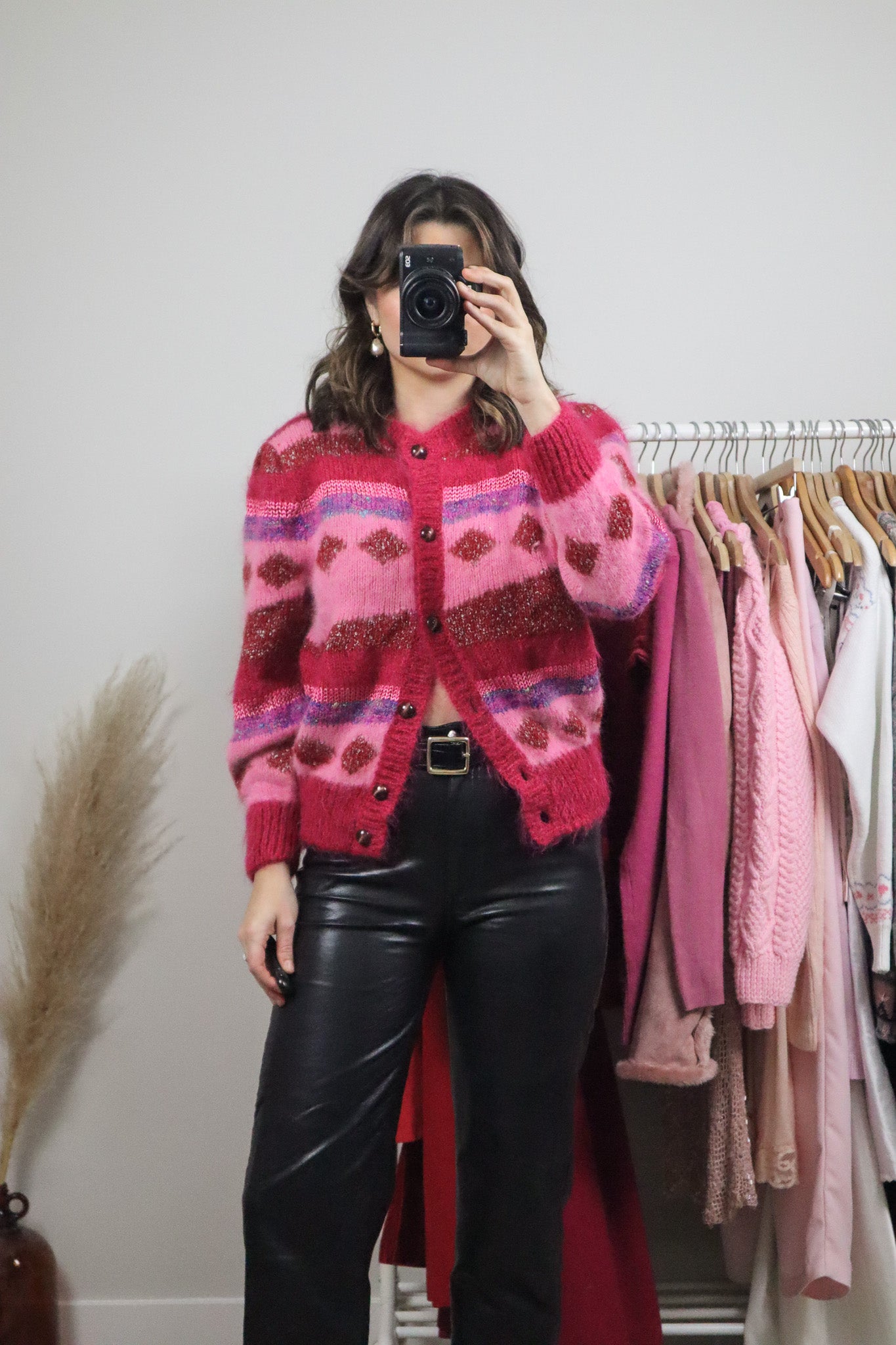 Vintage x Mohair Blend Cardigan (M)