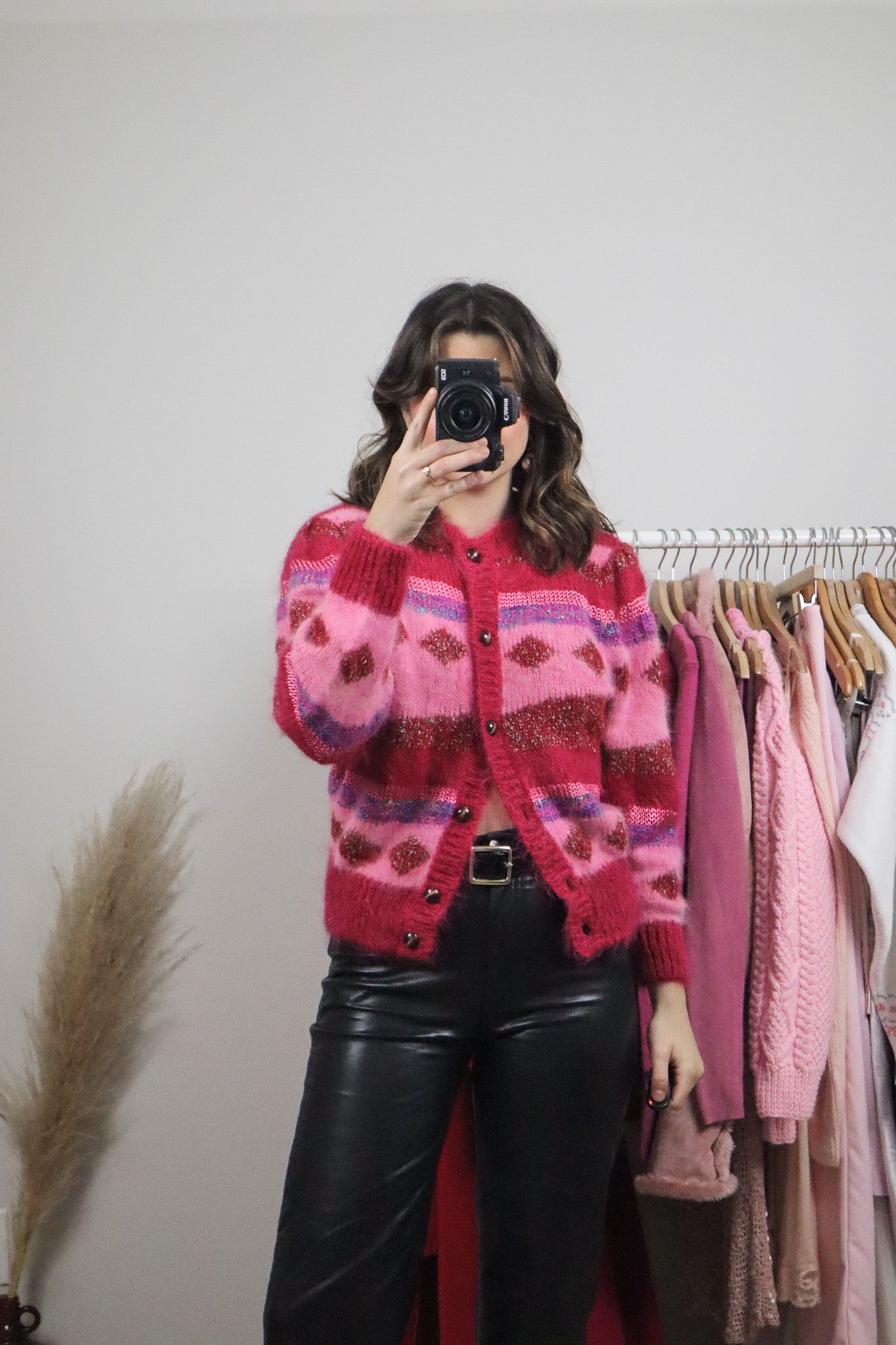 Vintage x Mohair Blend Cardigan (M)