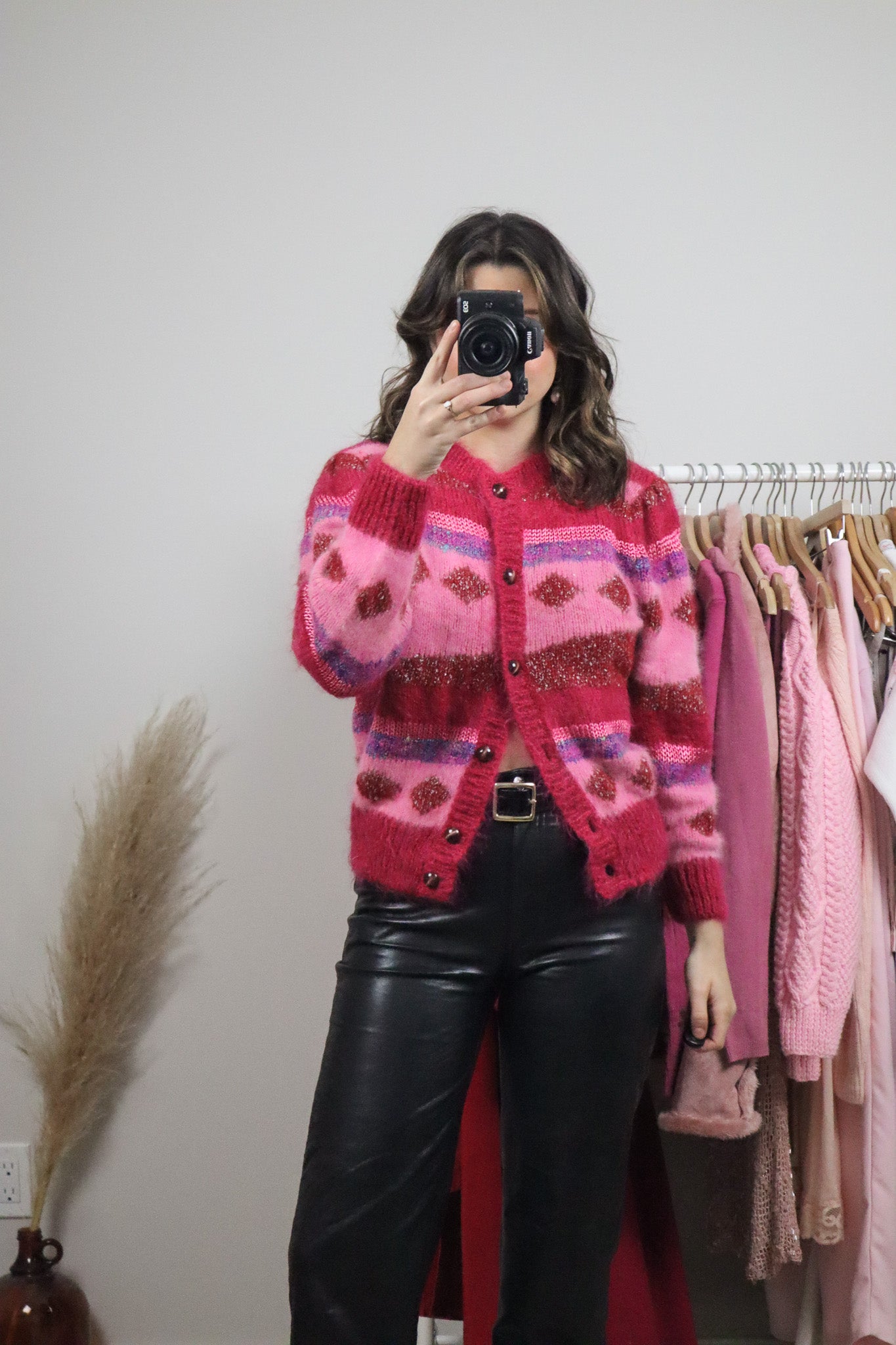 Vintage x Mohair Blend Cardigan (M)