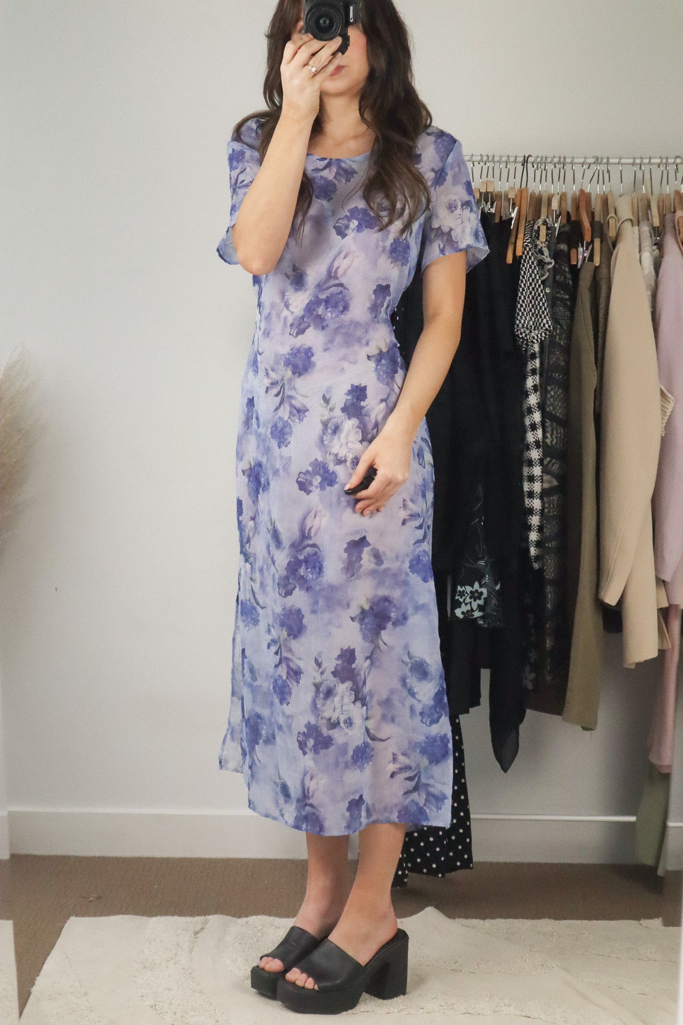 Made in Canada x Vintage x Floral Sheer Dress (8)