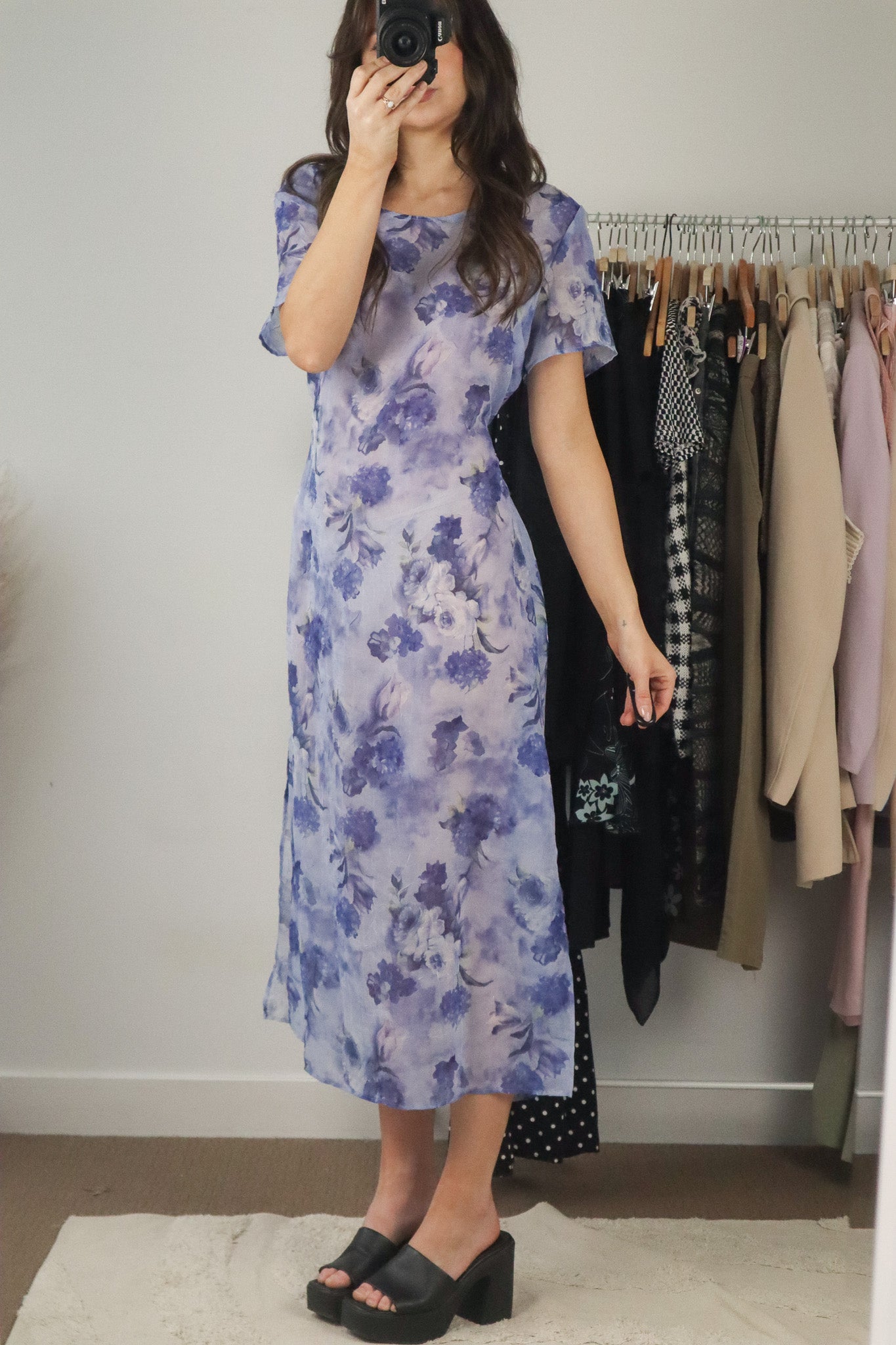 Made in Canada x Vintage x Floral Sheer Dress (8)