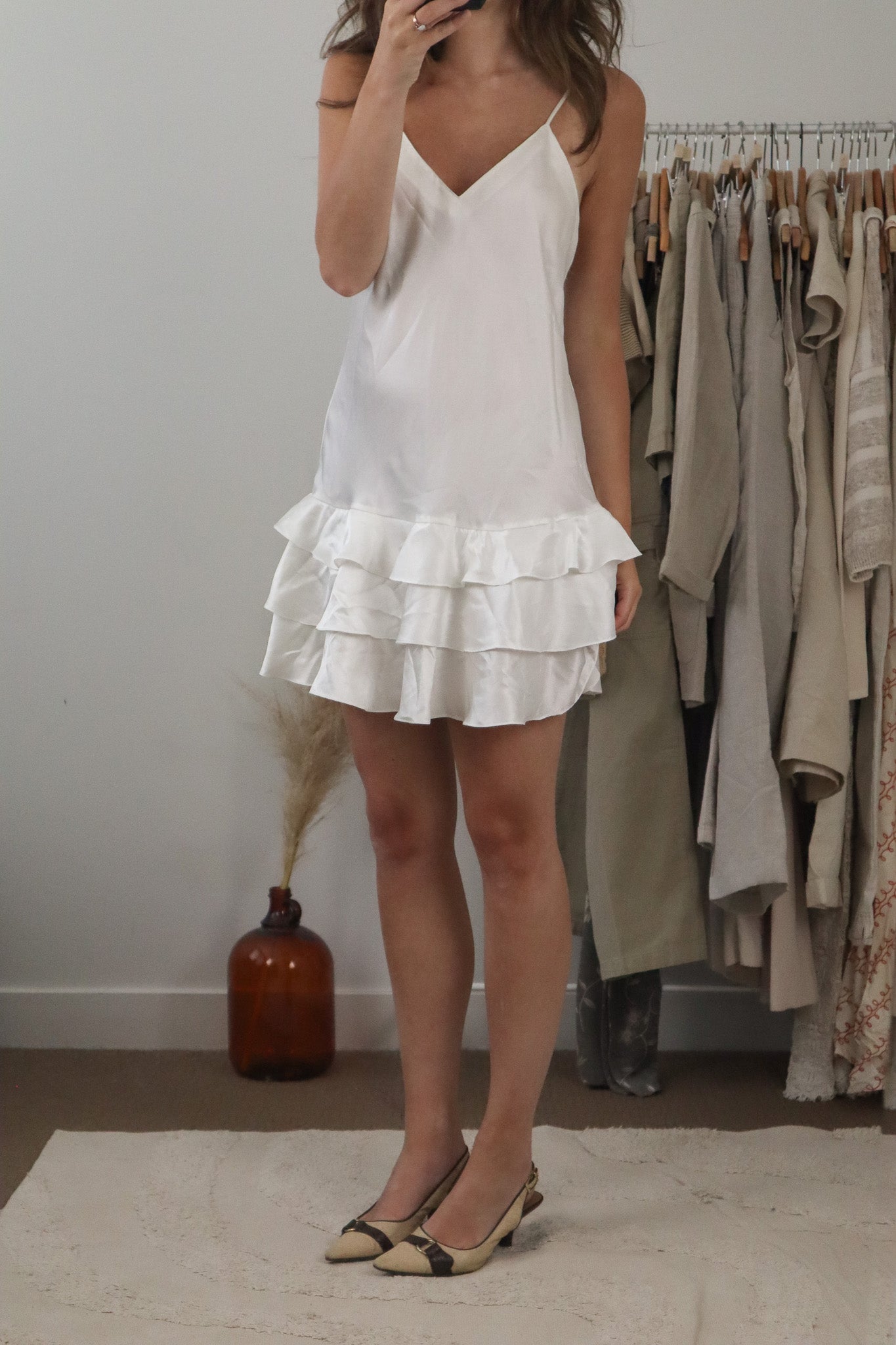 Made in Canada x Vintage x Slip Dress (M)