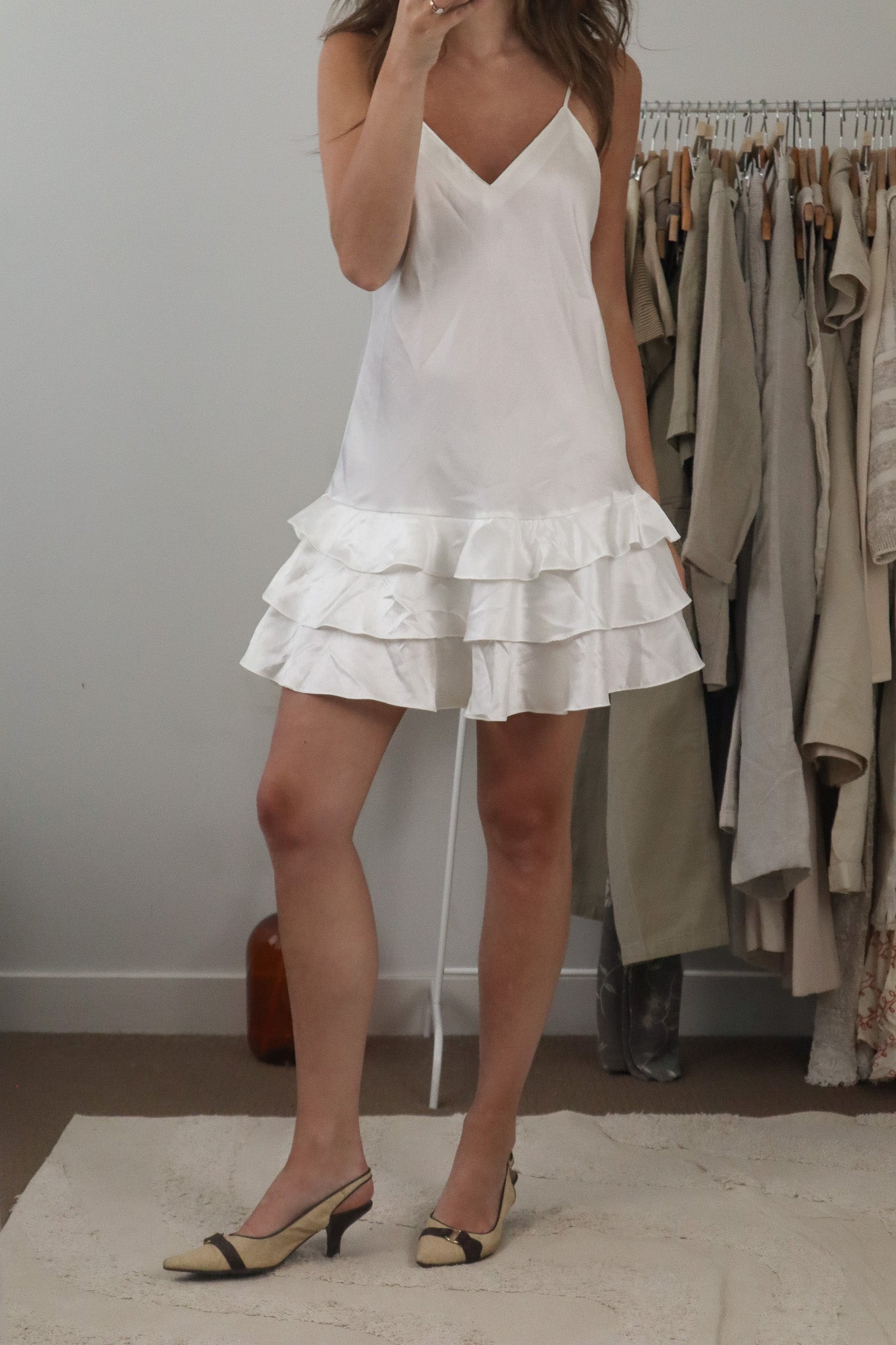 Made in Canada x Vintage x Slip Dress (M)