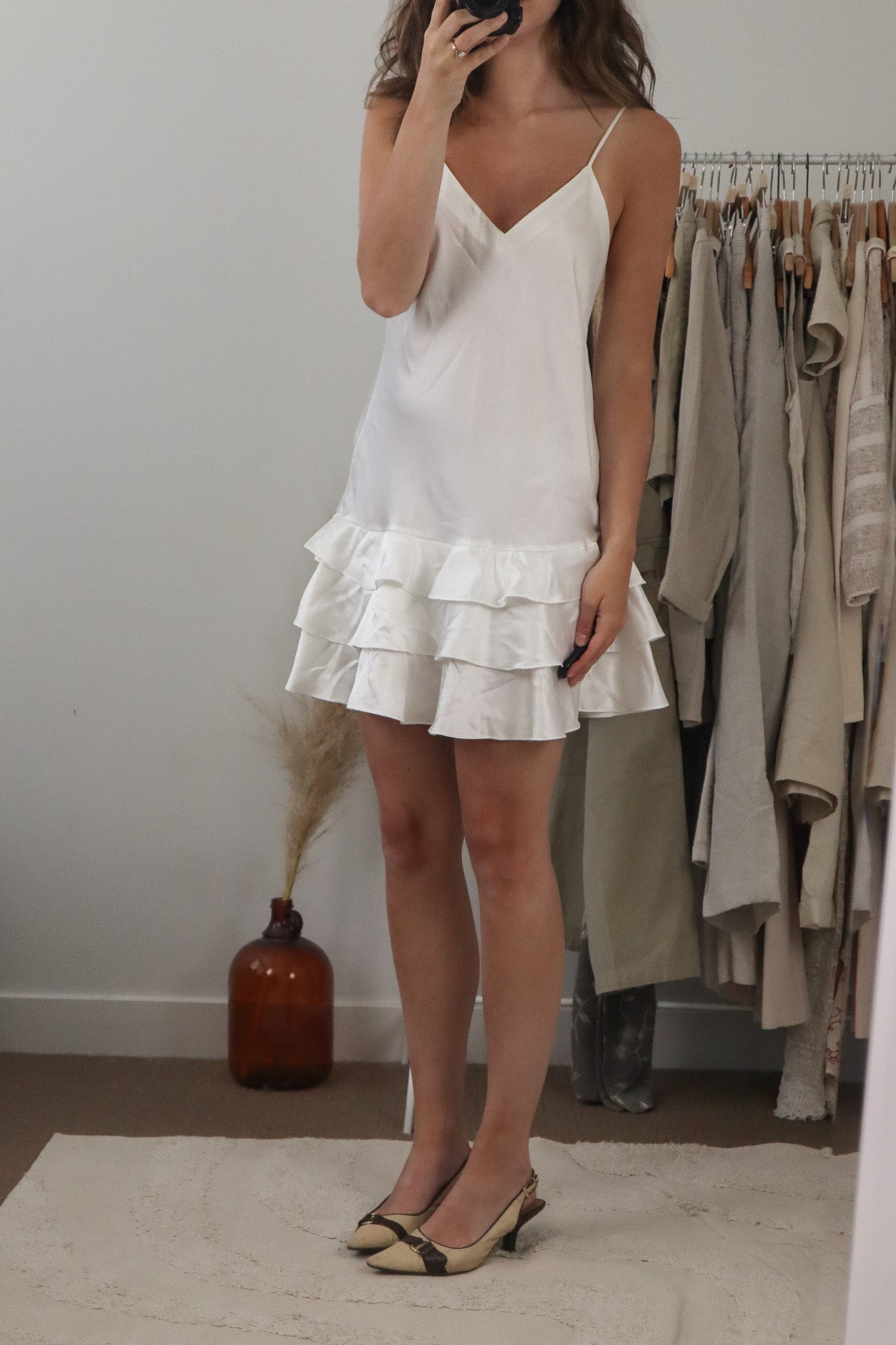 Made in Canada x Vintage x Slip Dress (M)
