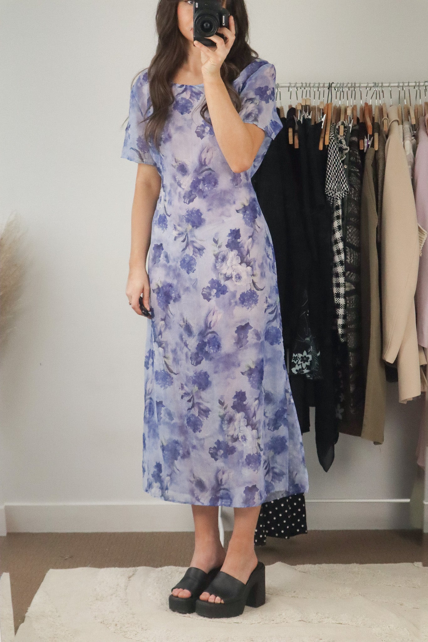 Made in Canada x Vintage x Floral Sheer Dress (8)