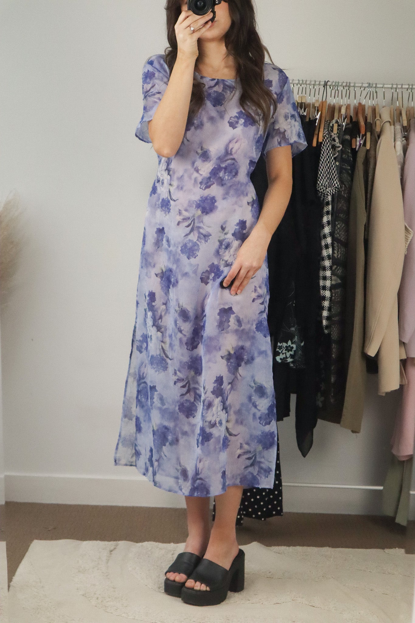 Made in Canada x Vintage x Floral Sheer Dress (8)