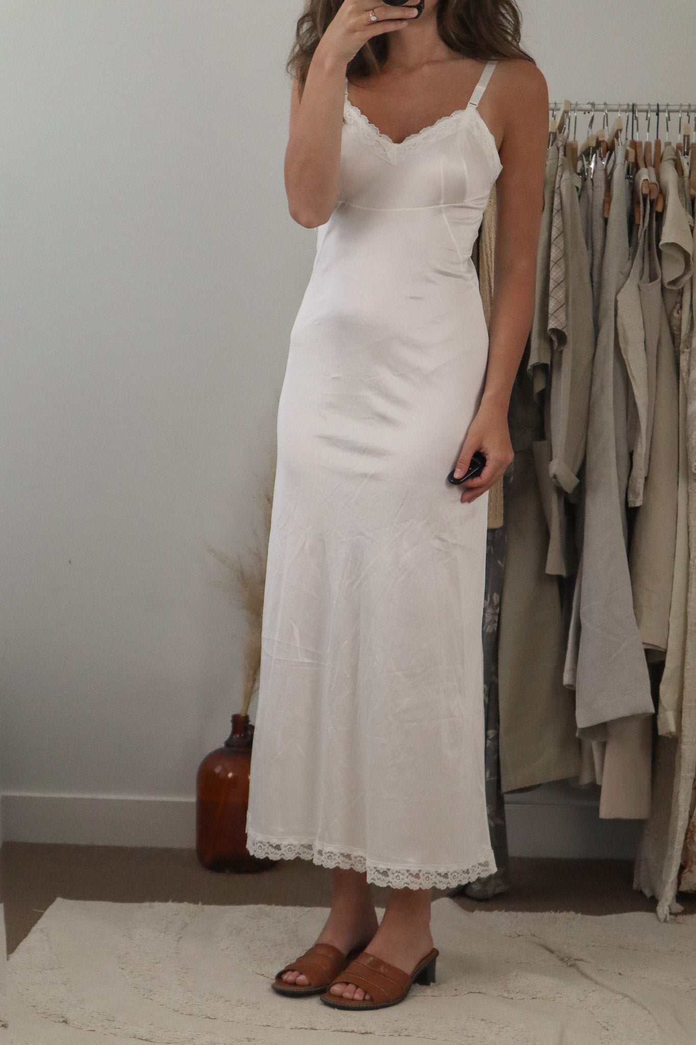 Made in Canada x Vintage x Slip Dress (S)