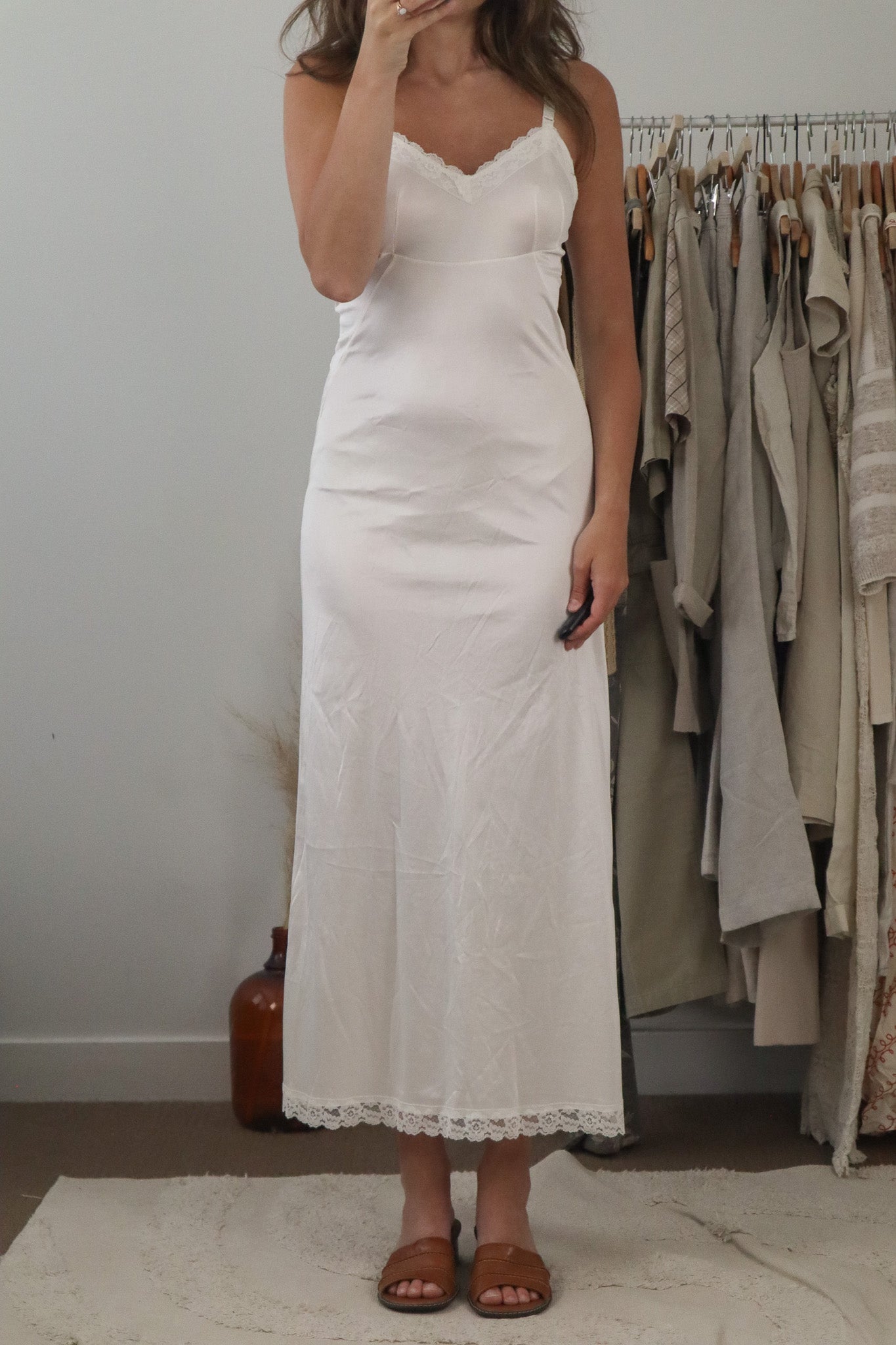 Made in Canada x Vintage x Slip Dress (S)