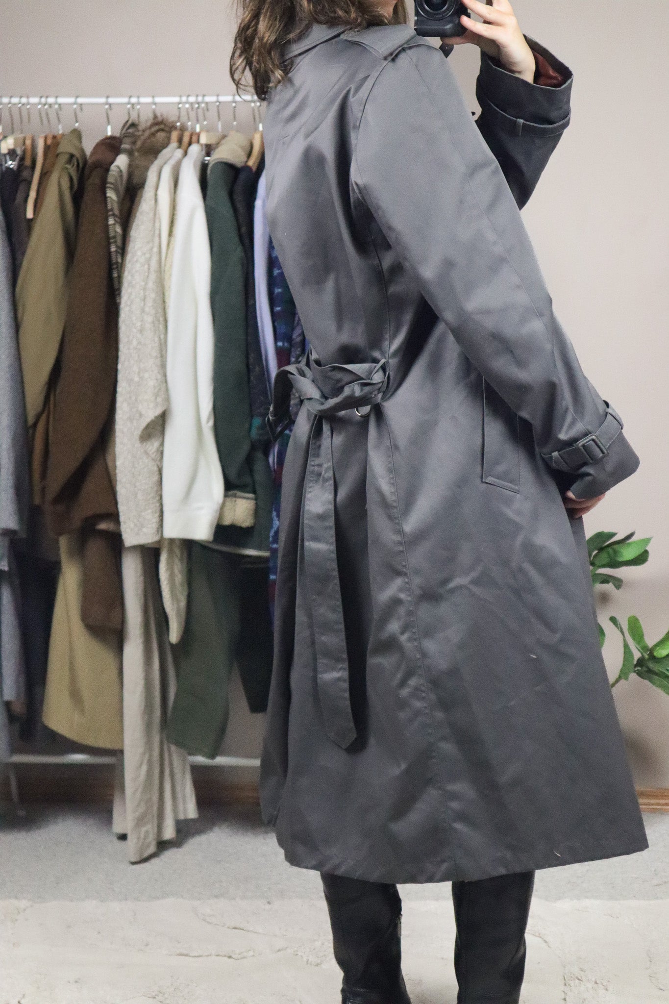 Made in Korea x Vintage x Trench Coat (L/XL)