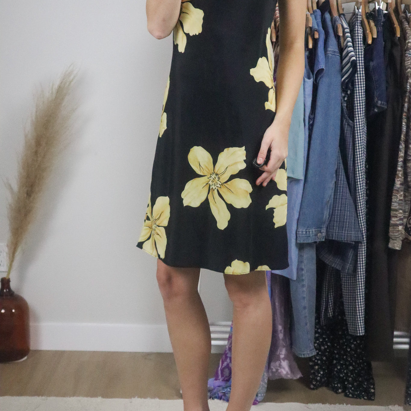 Vintage x Floral Midi Dress (8)