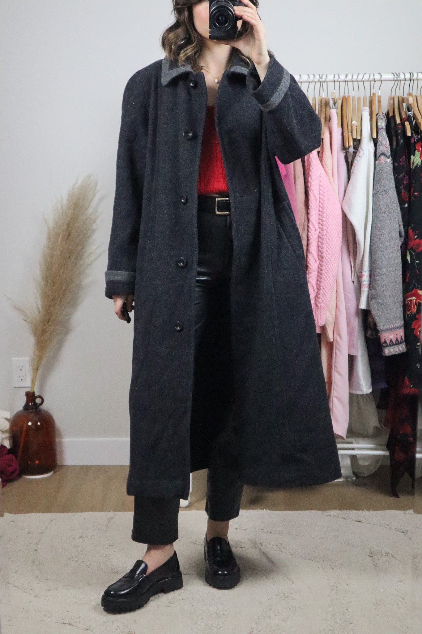 Made in Canada x Vintage x Wool Blend Coat (M)