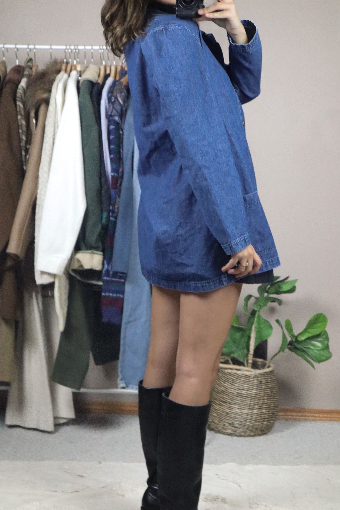 Vintage x Denim Overshirt (M)