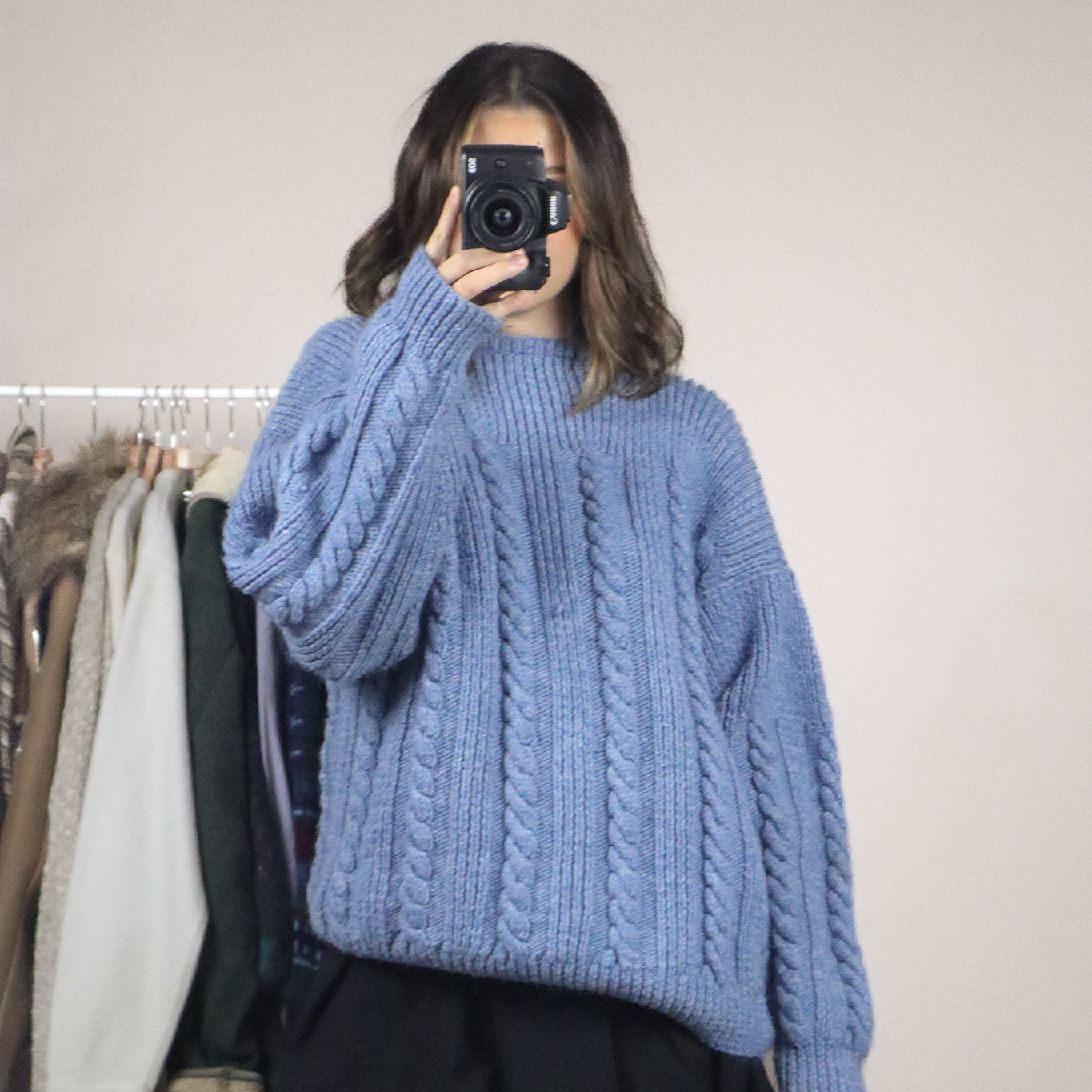 Handmade x Chunky Cable-Knit (L)