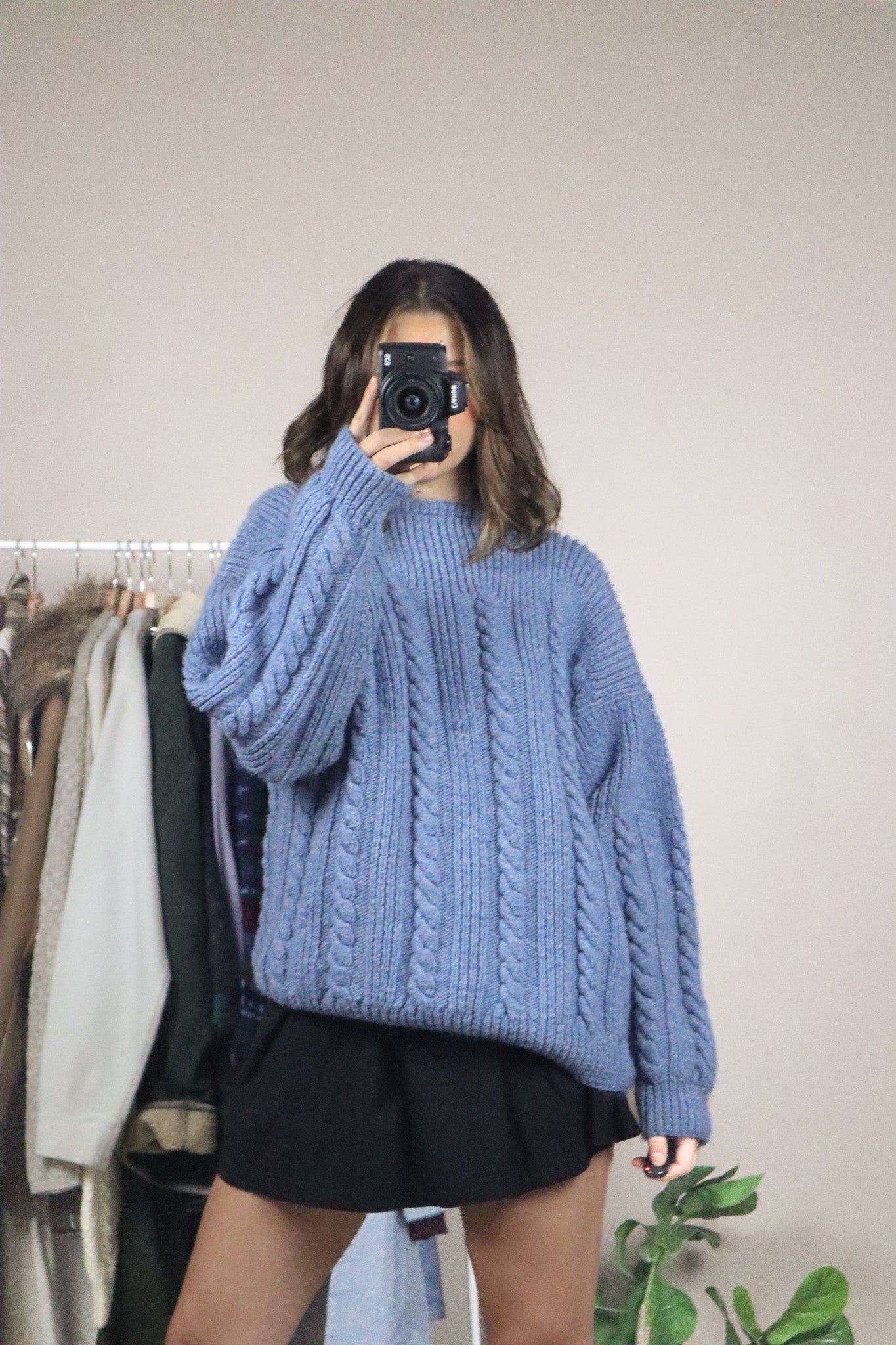 Handmade x Chunky Cable-Knit (L)
