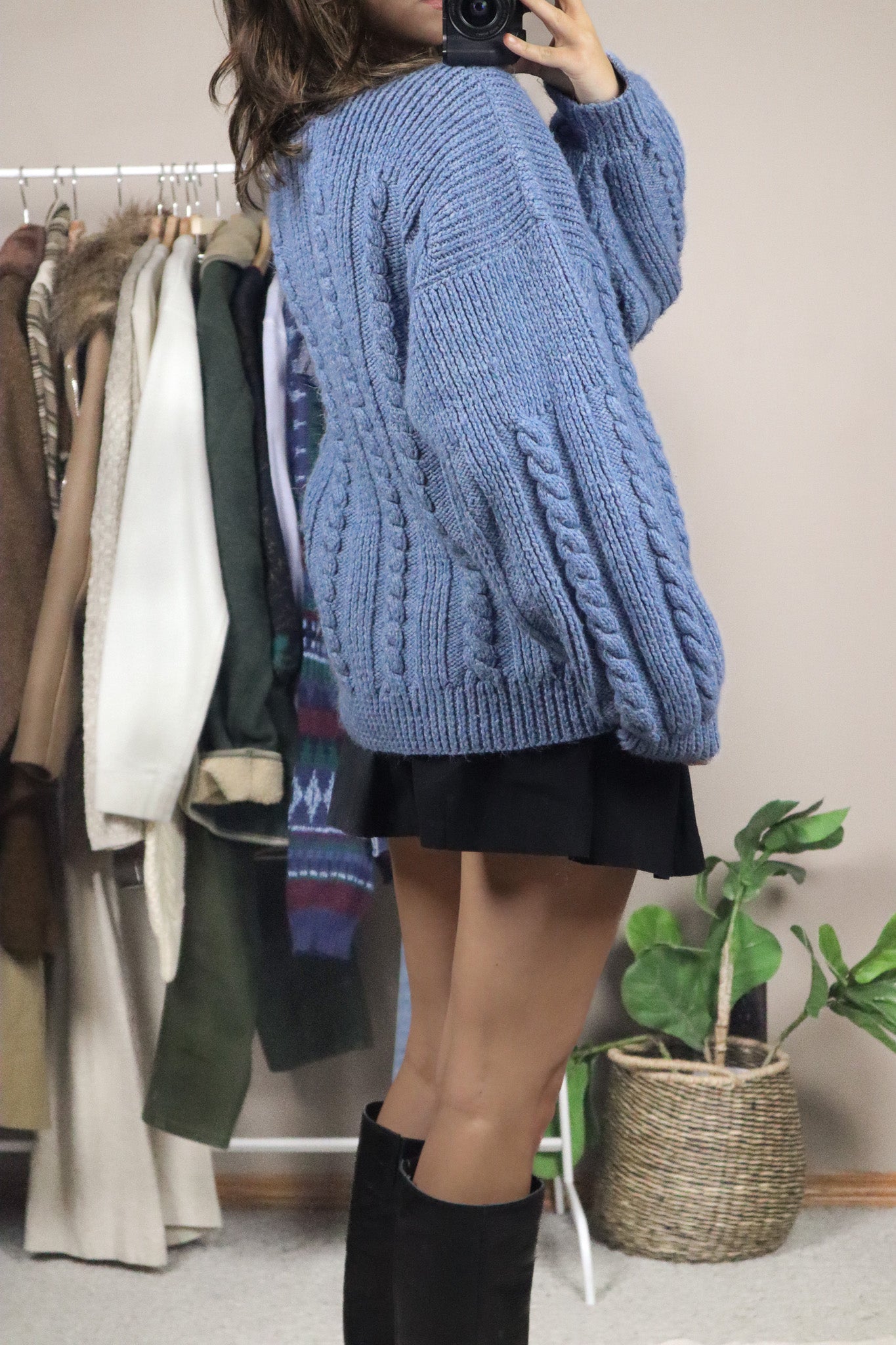 Handmade x Chunky Cable-Knit (L)