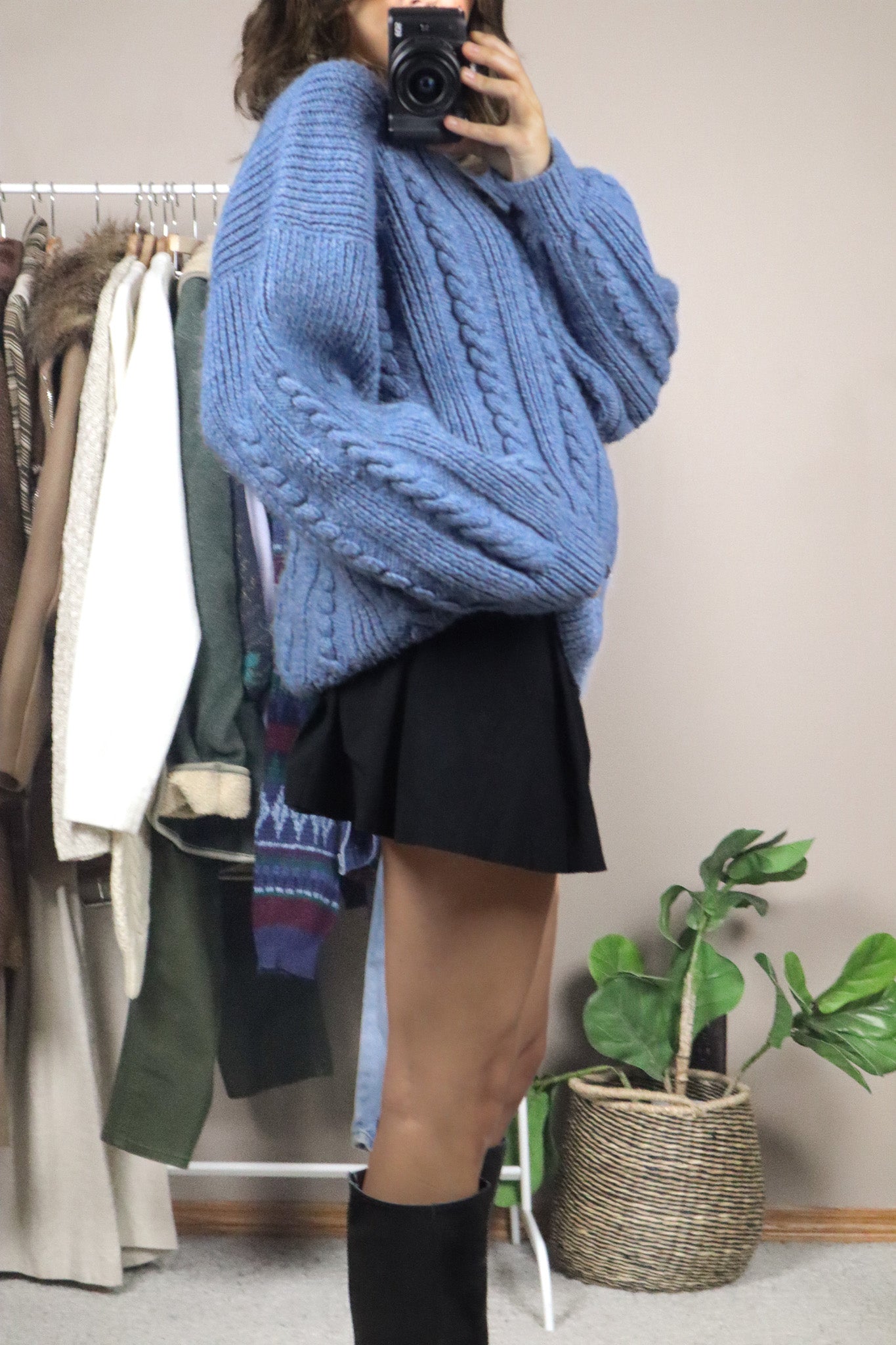Handmade x Chunky Cable-Knit (L)
